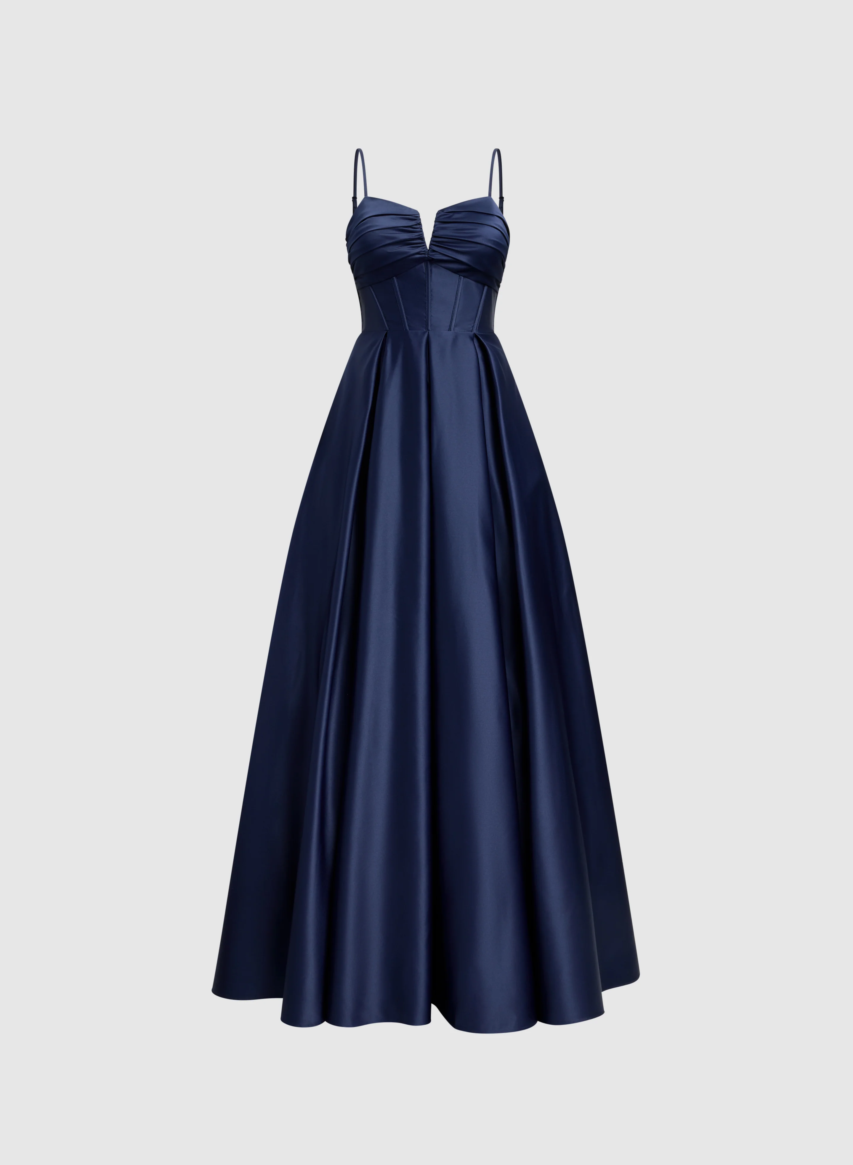 Corset Satin Dress - Image 5