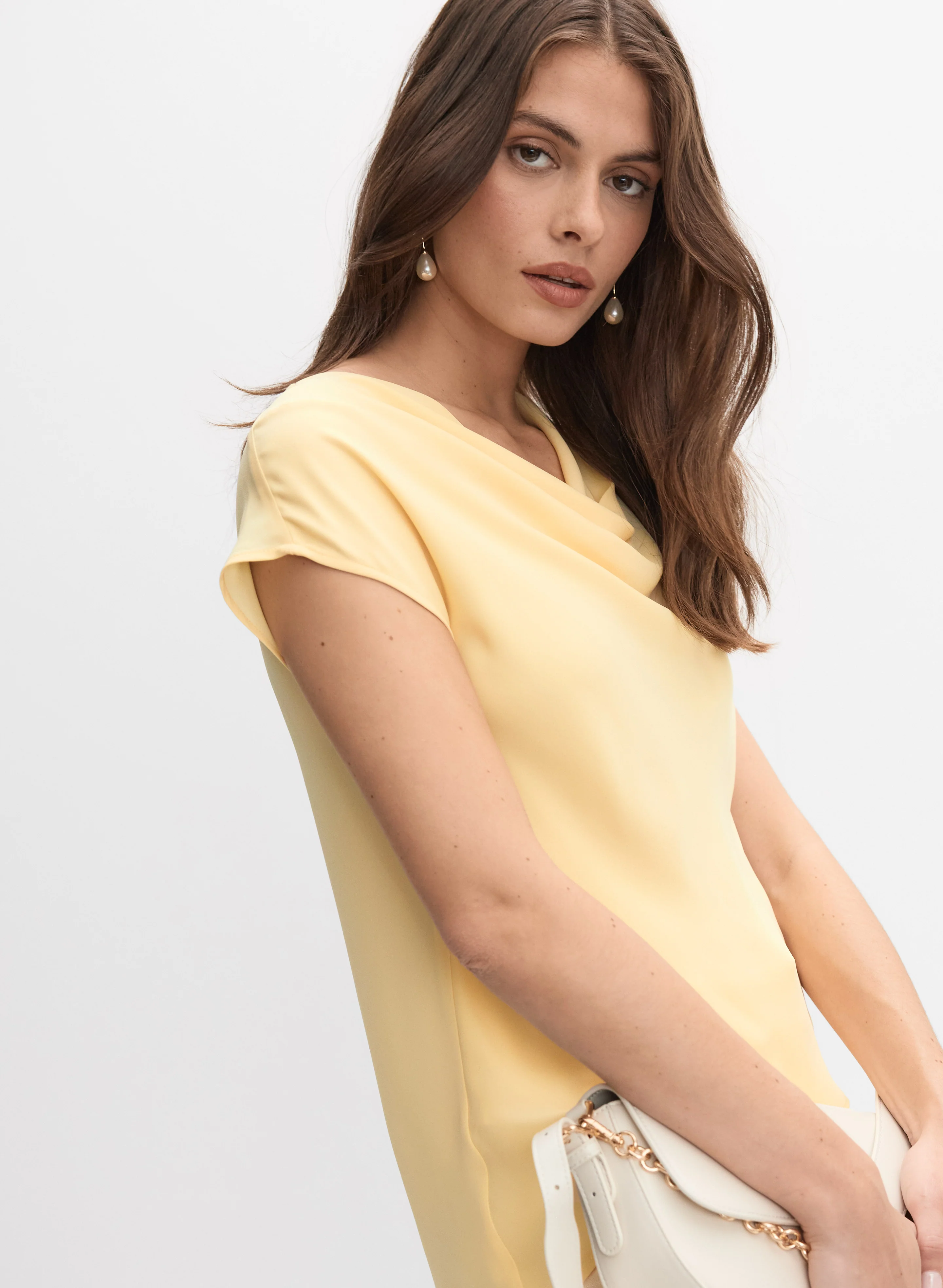 Cowl Neck Blouse - Image 5