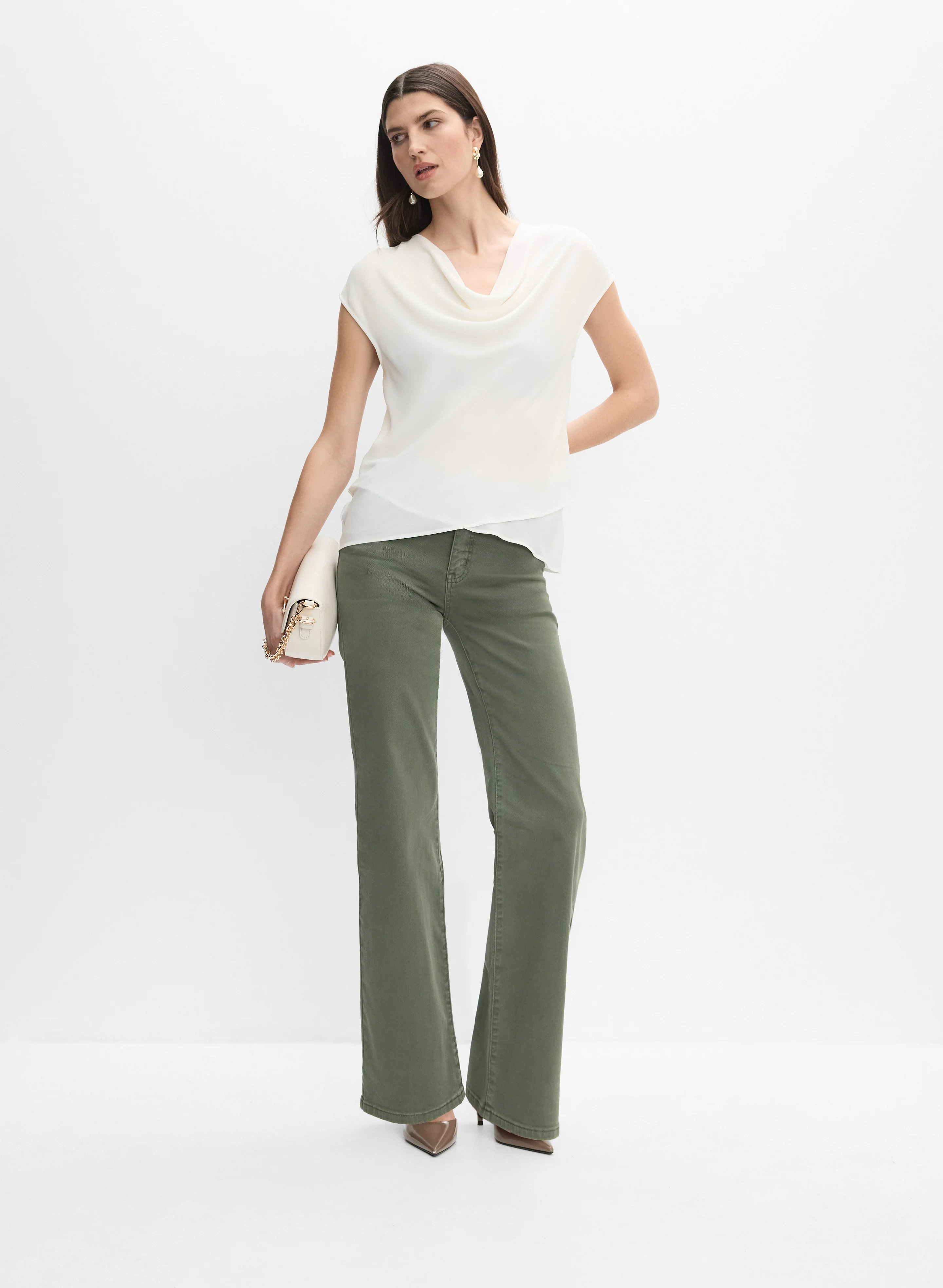 Cowl Neck Blouse - Image 3