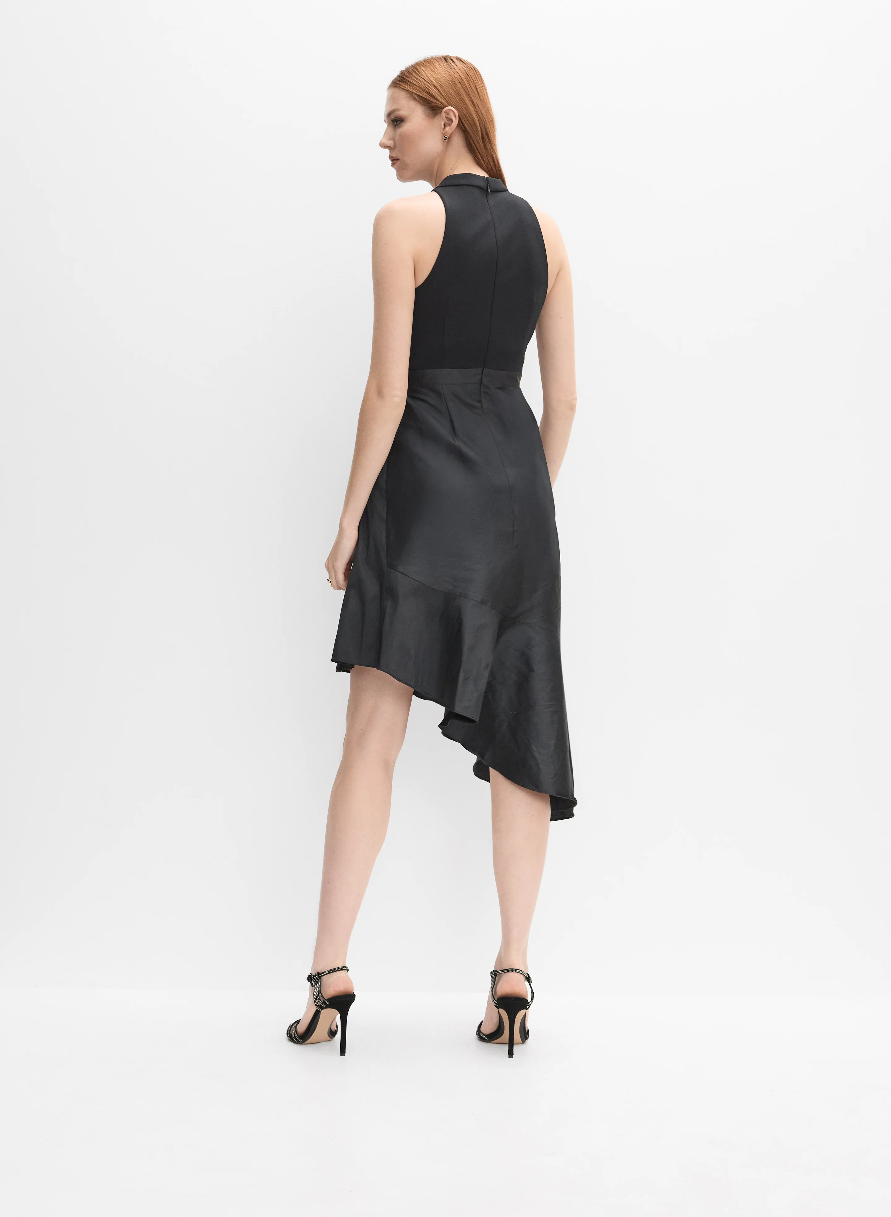 Adrianna Papell - Crepe & Taffeta Dress - Image 5