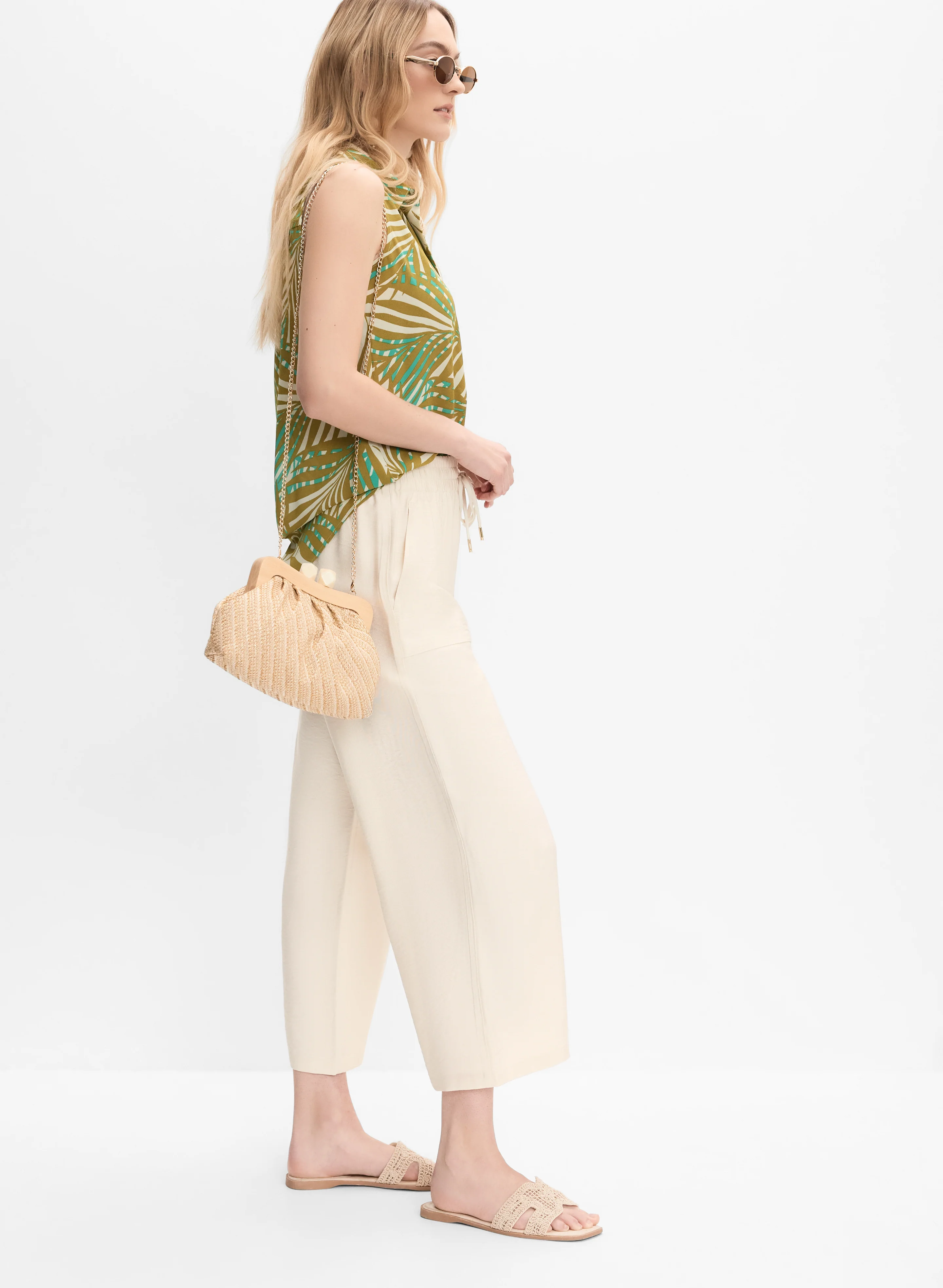 Crinkle Modal Capris - Image 7