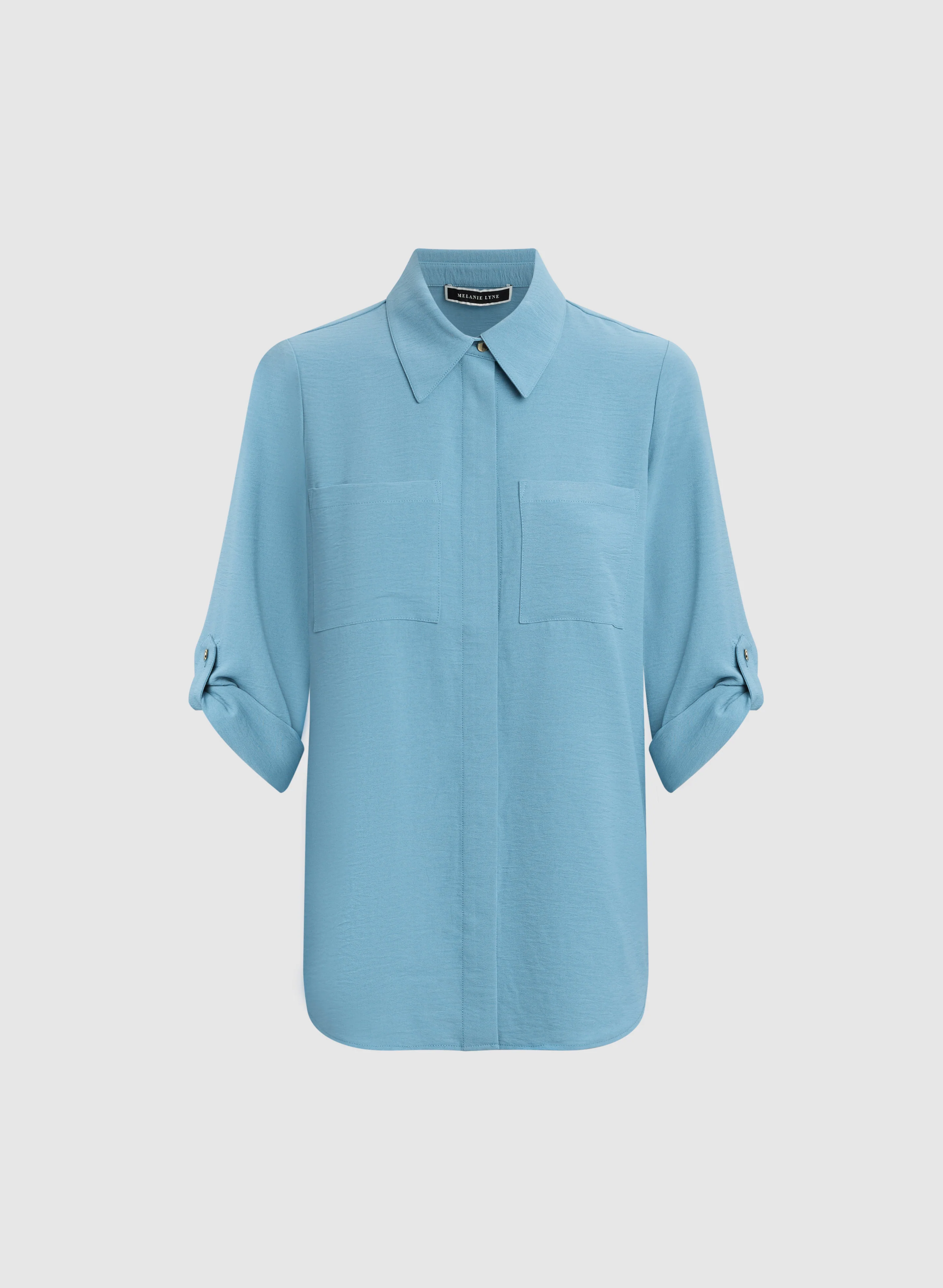 Crinkled Button-Down Tunic - Image 6
