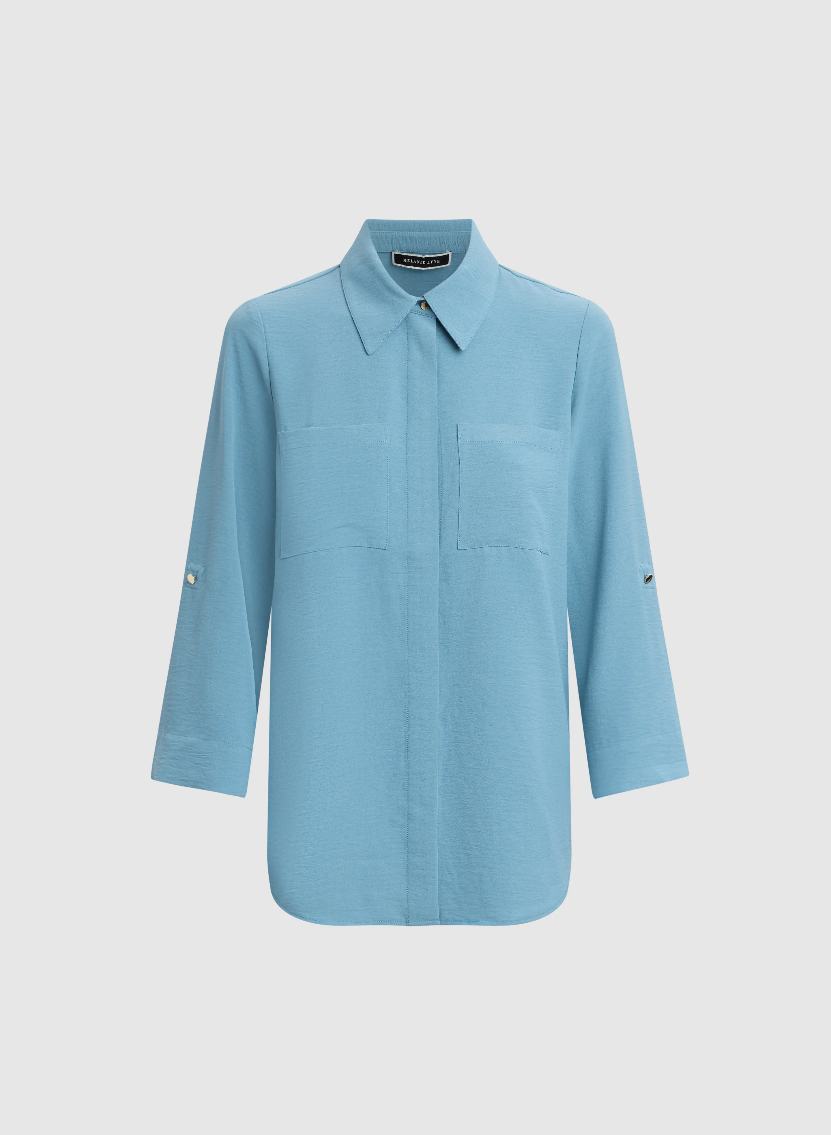 Crinkled Button-Down Tunic - Image 8