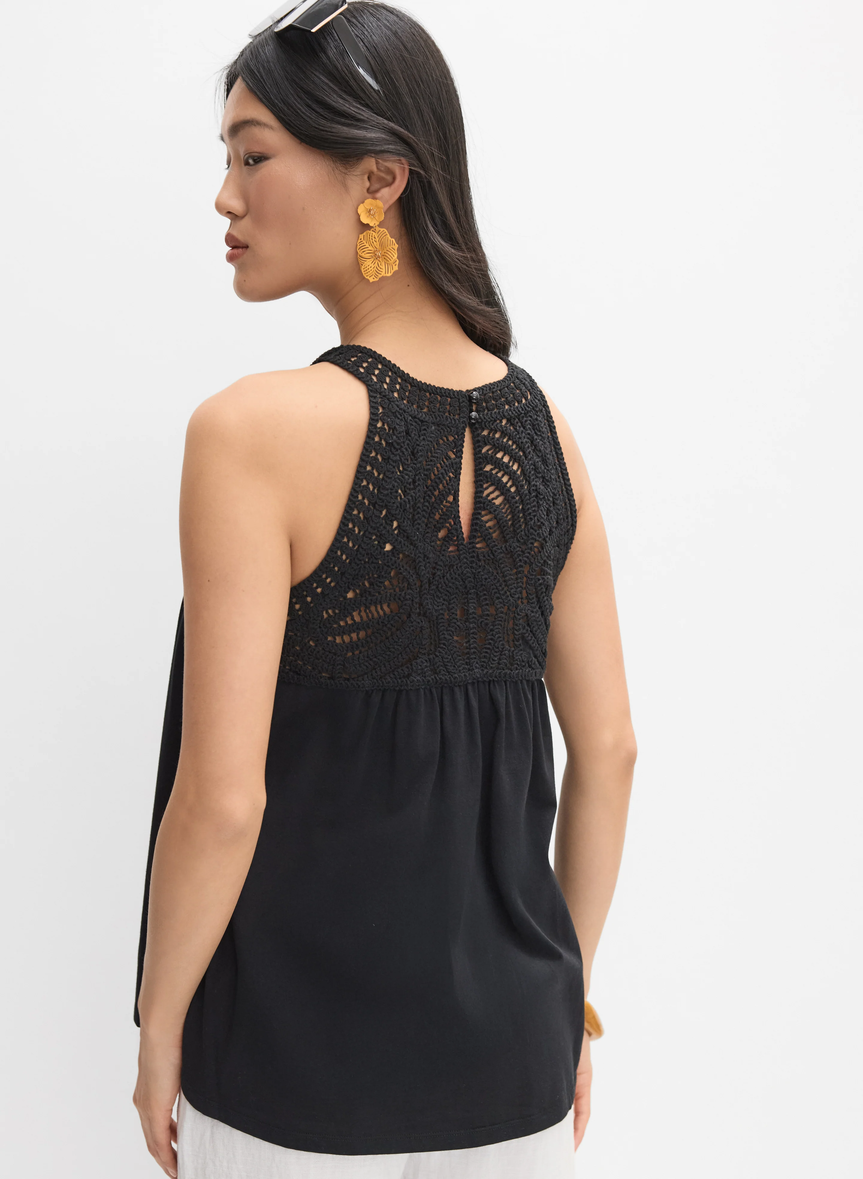 Crochet Detail Top - Image 4