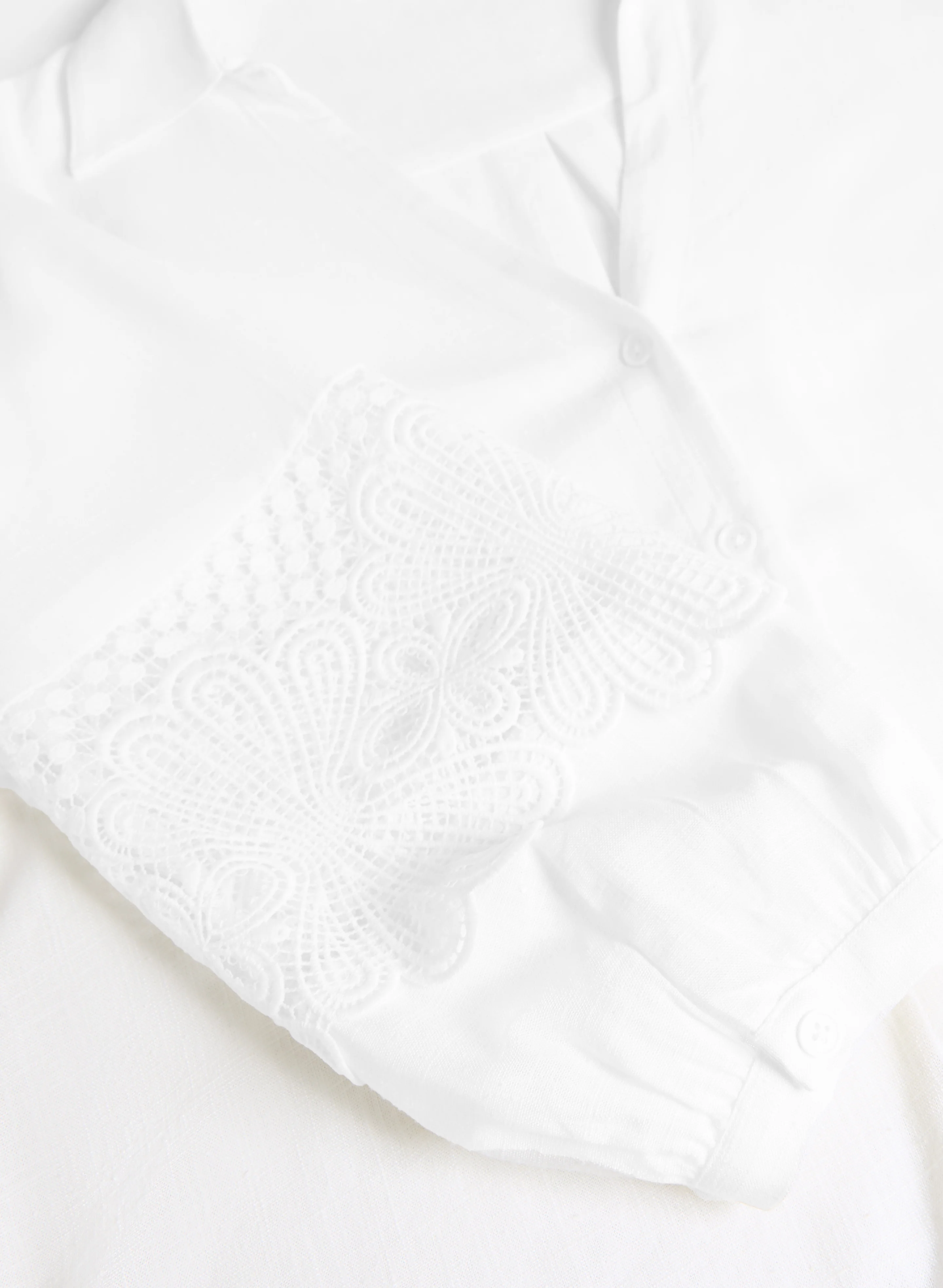 Crochet Insert Blouse - Image 7