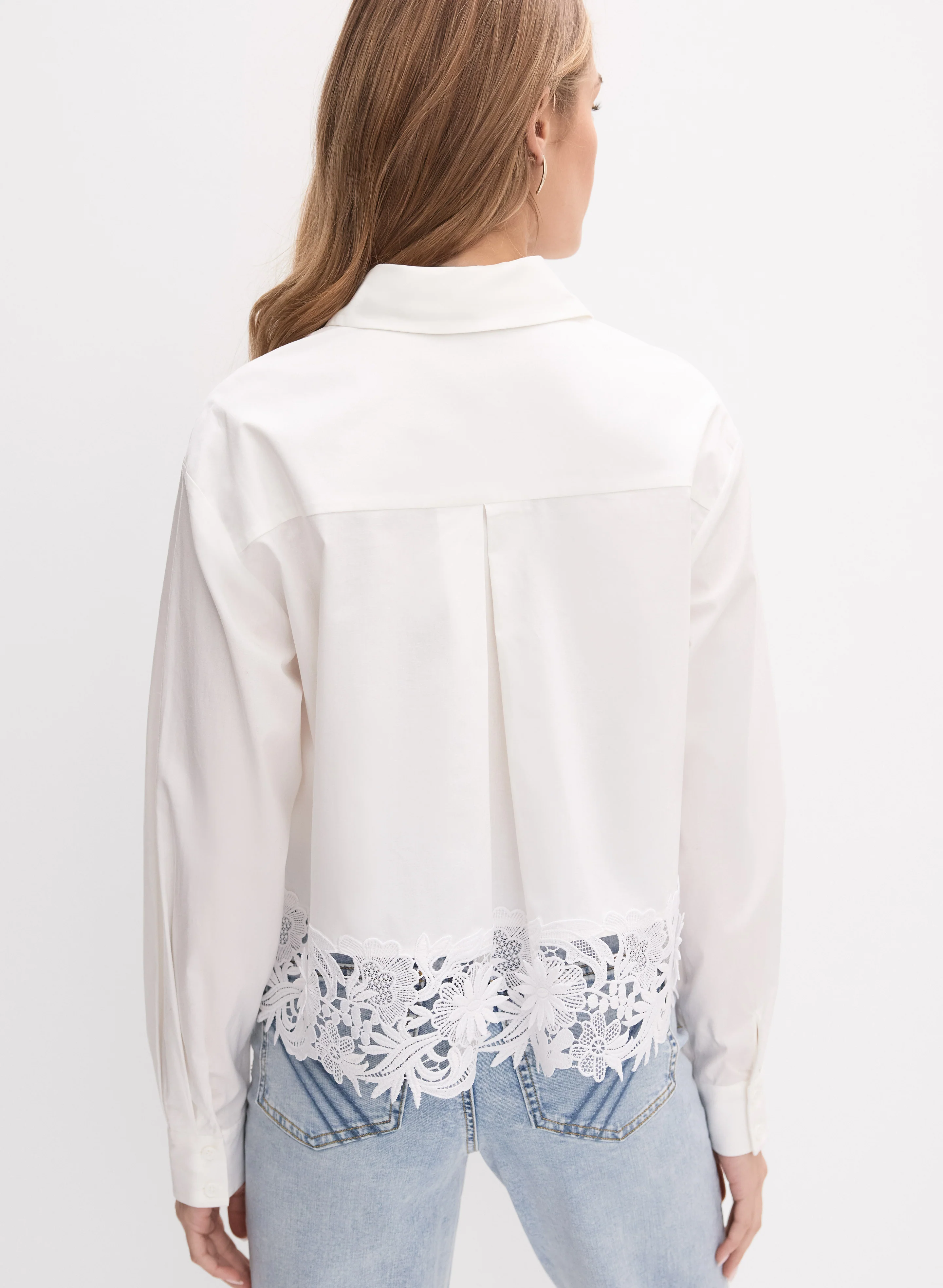 Crochet Trim Blouse - Image 3