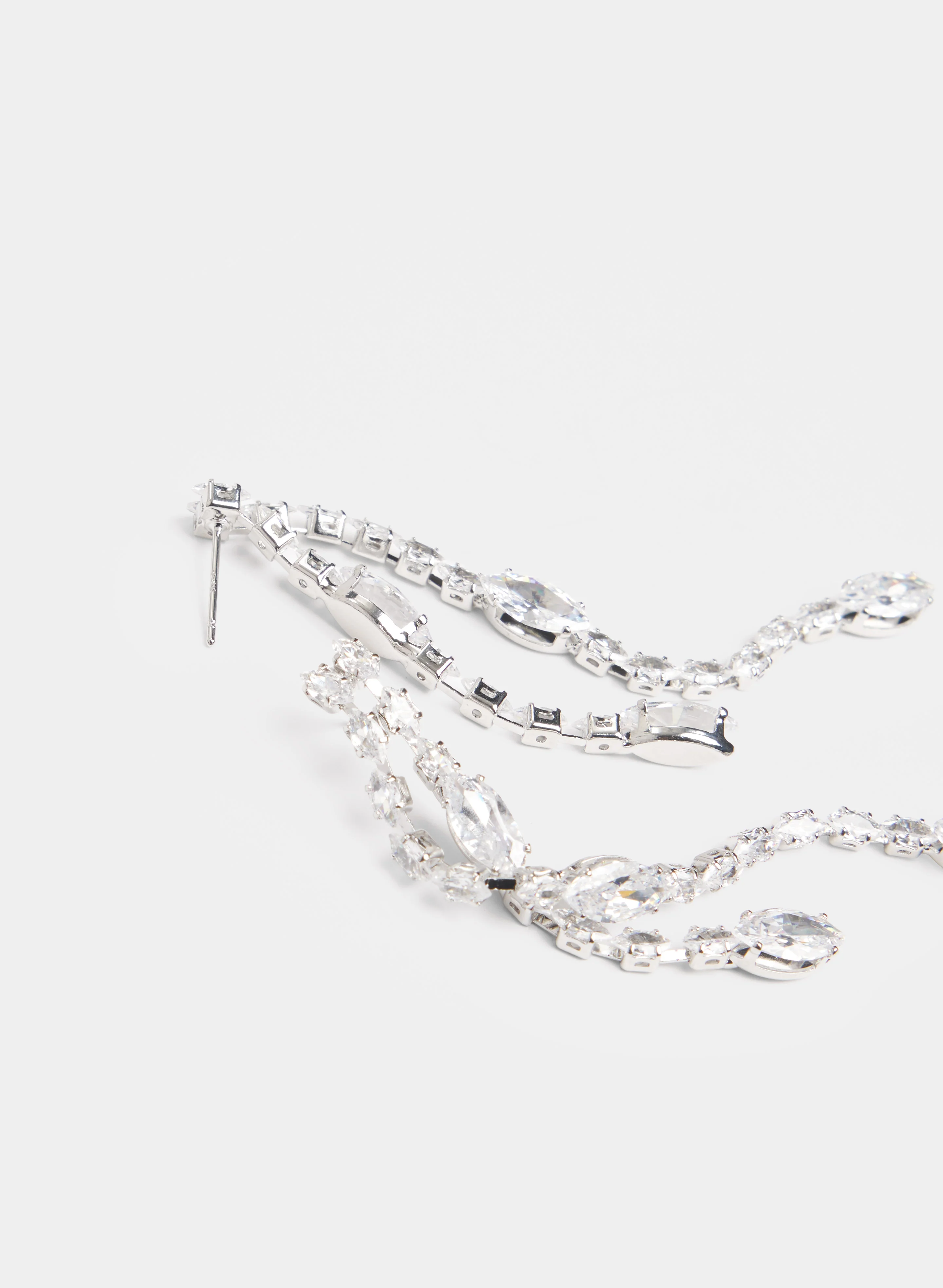Crystal Drop Earrings - Image 2
