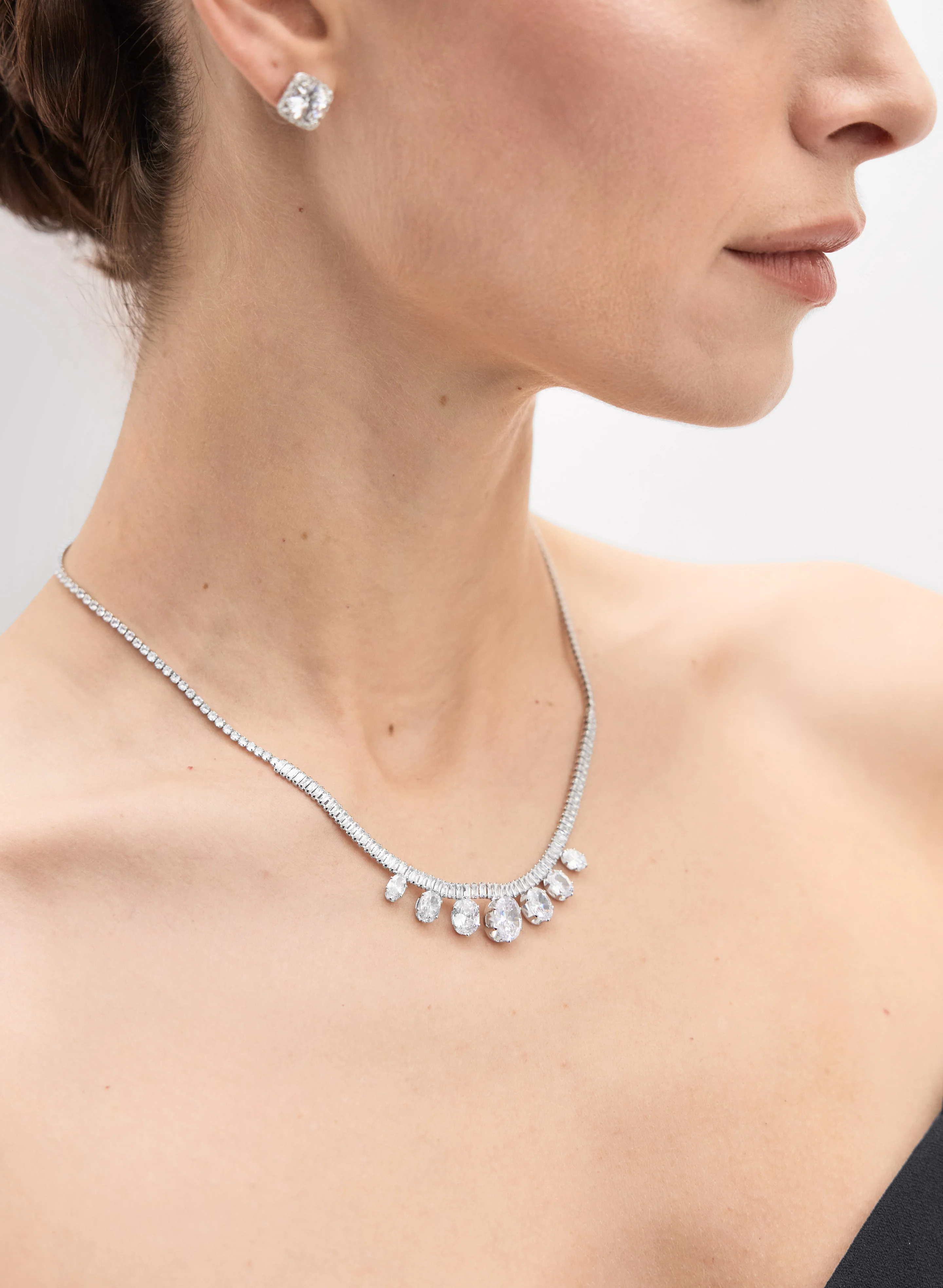 Crystal Inset Necklace - Image 2
