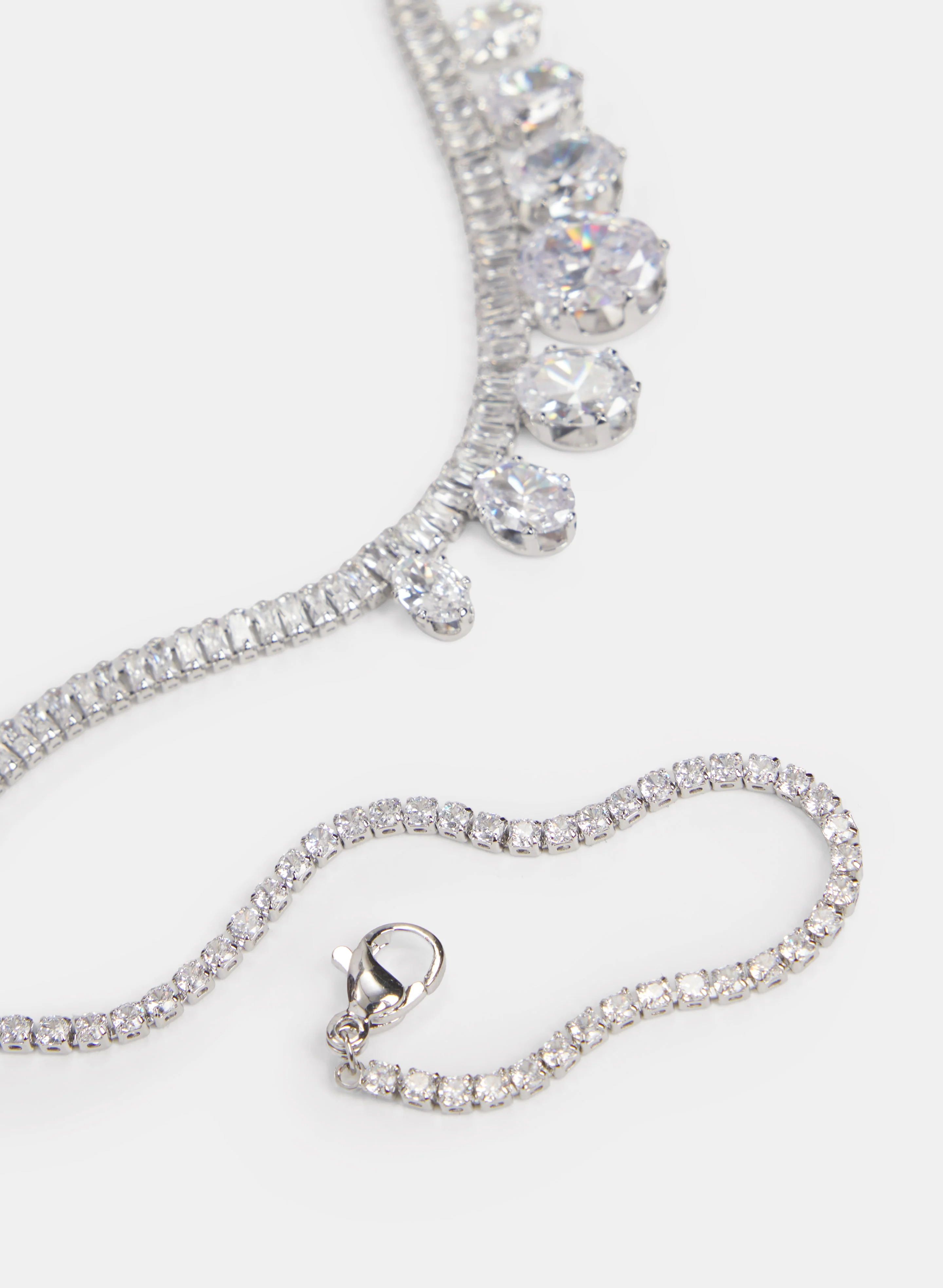 Crystal Inset Necklace - Image 3