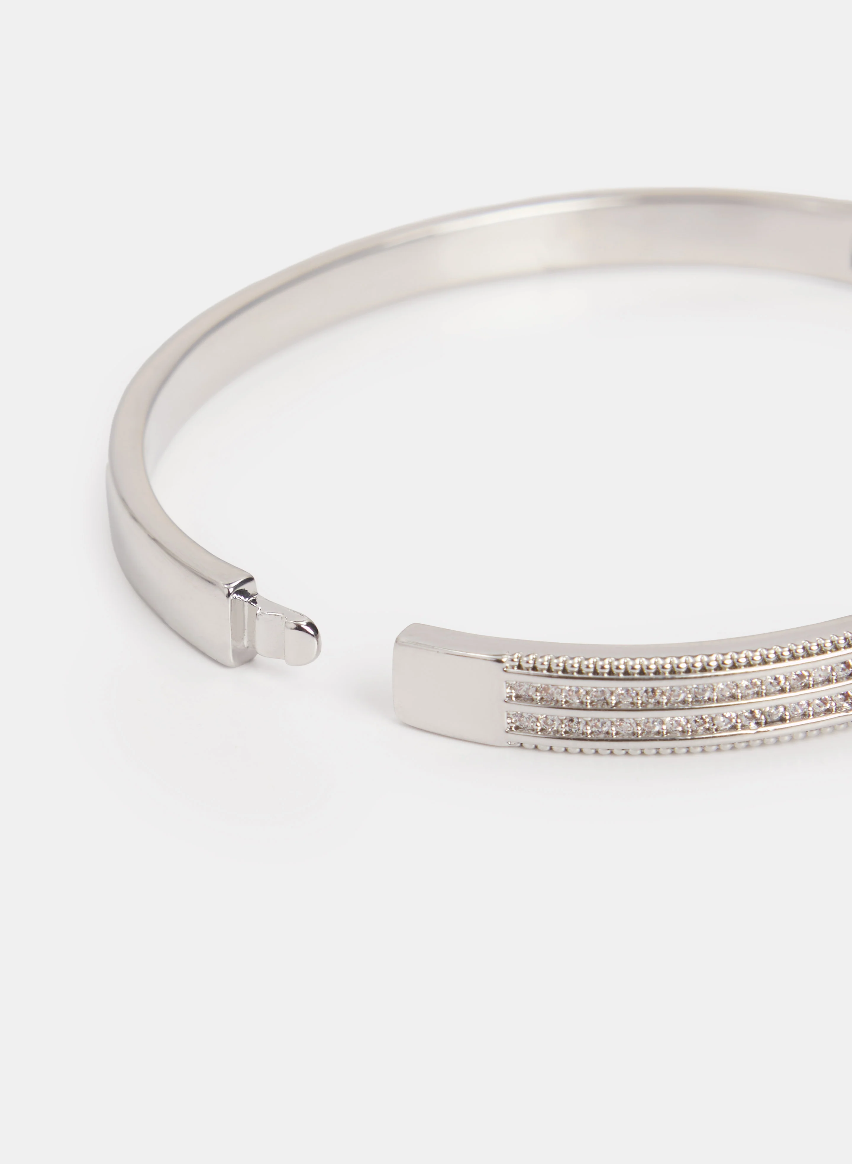 Crystal & Stone Bangle Bracelt - Image 2