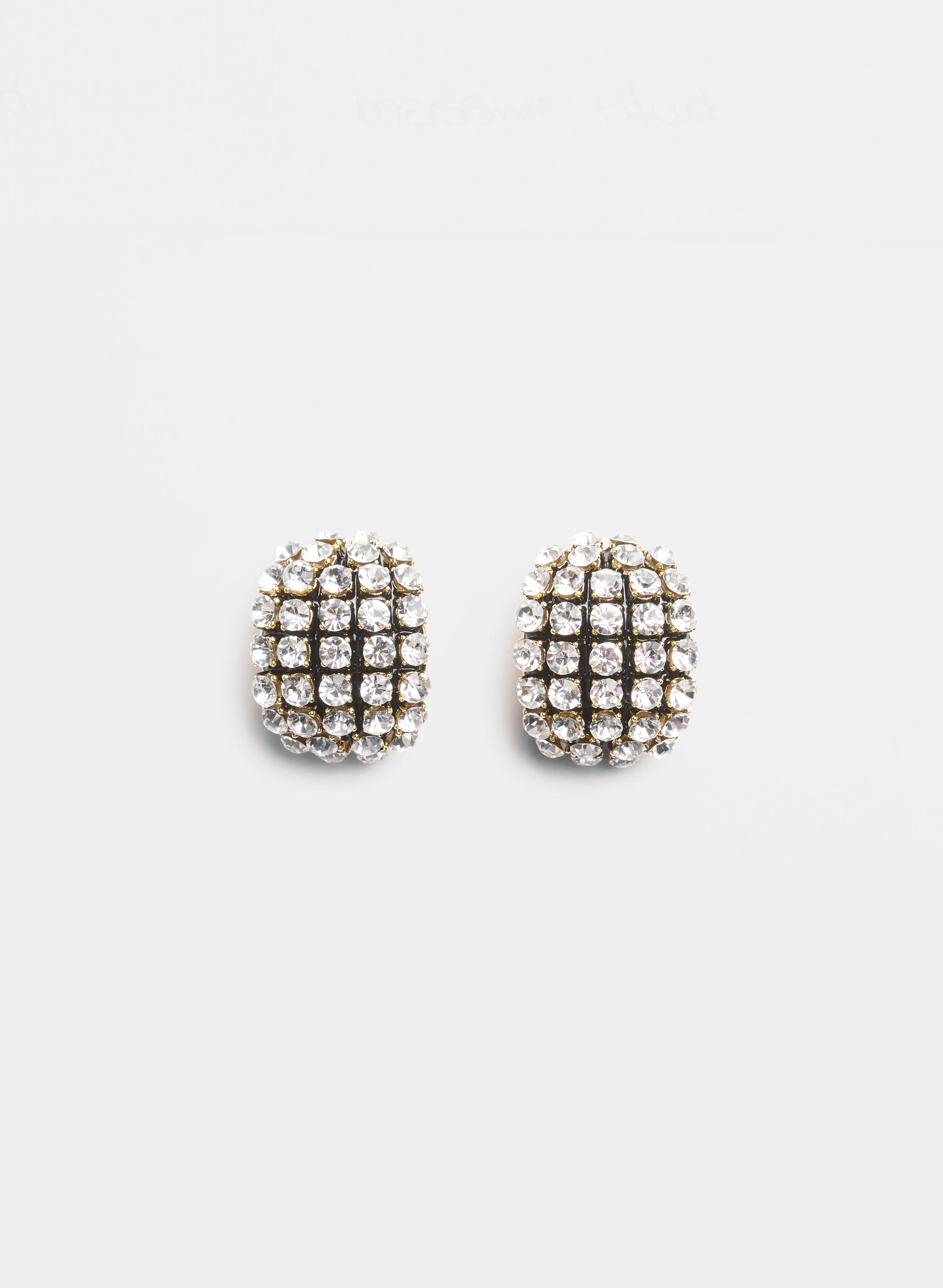 Cubic Zirconia Curved Earrings