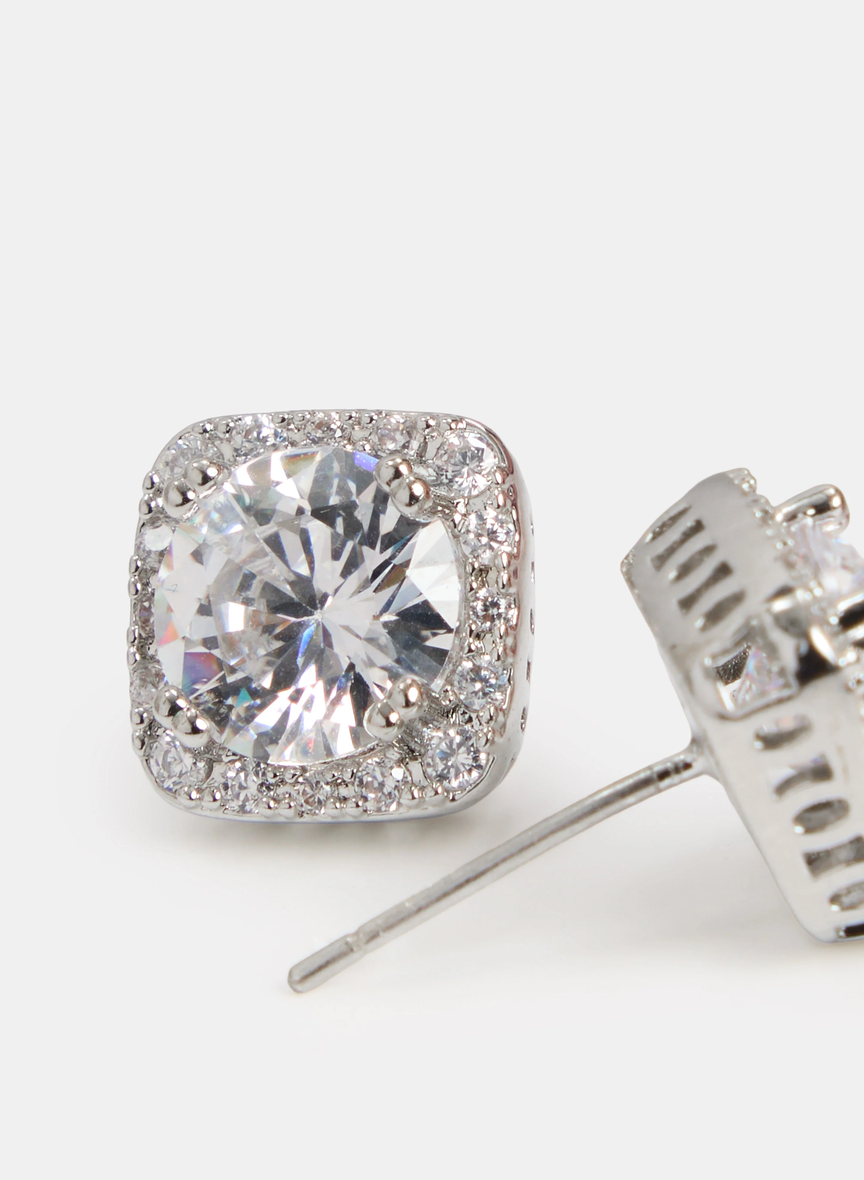 Cubic Zirconia Stud Earrings - Image 2