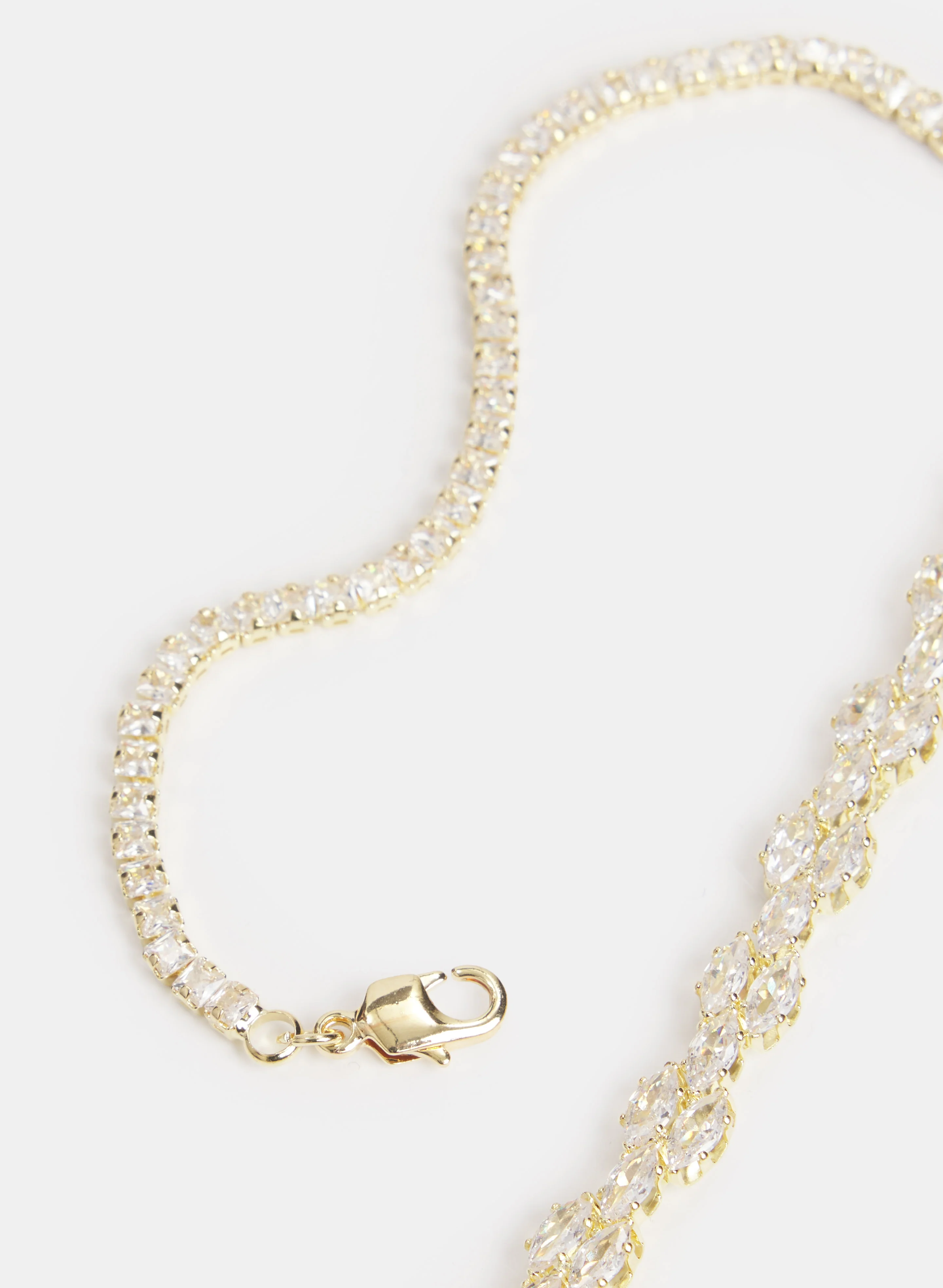 Cubic Zirconia Y Necklace - Image 3