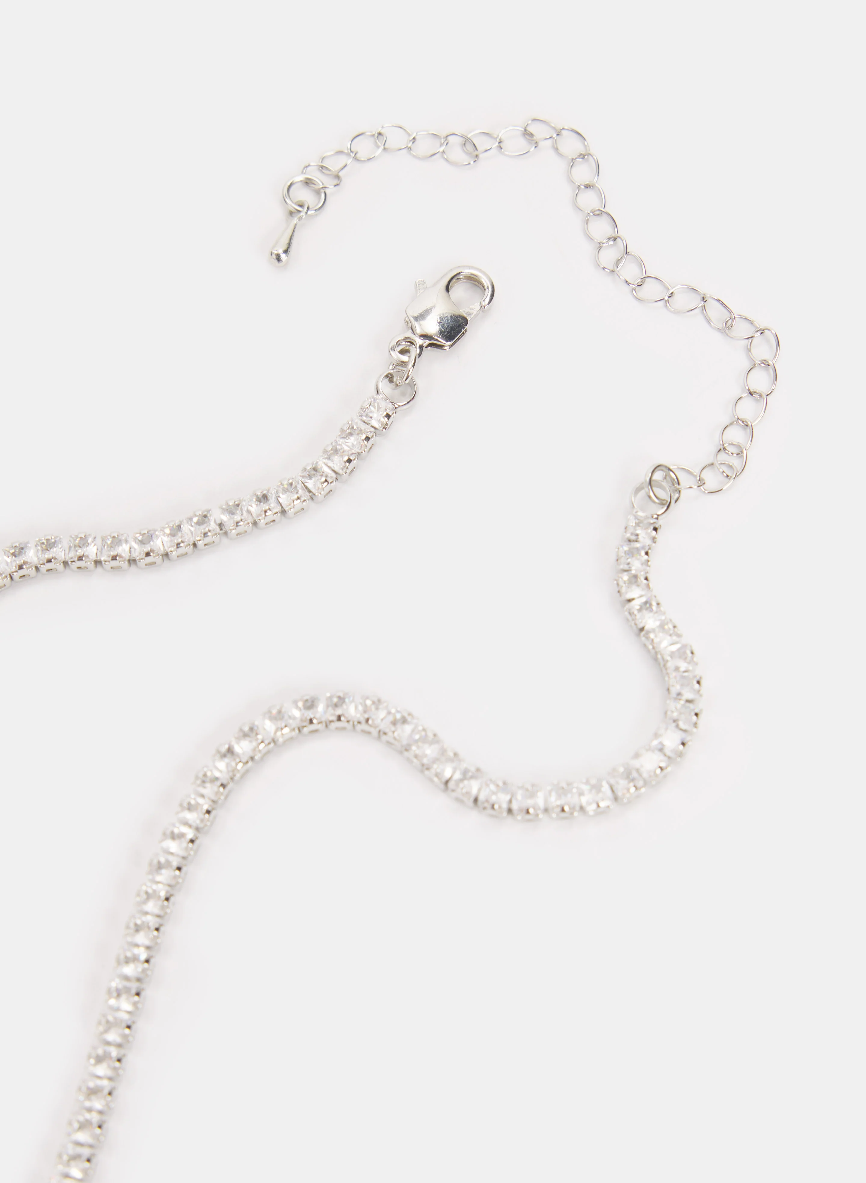 Cubic Zirconia Y Necklace - Image 2