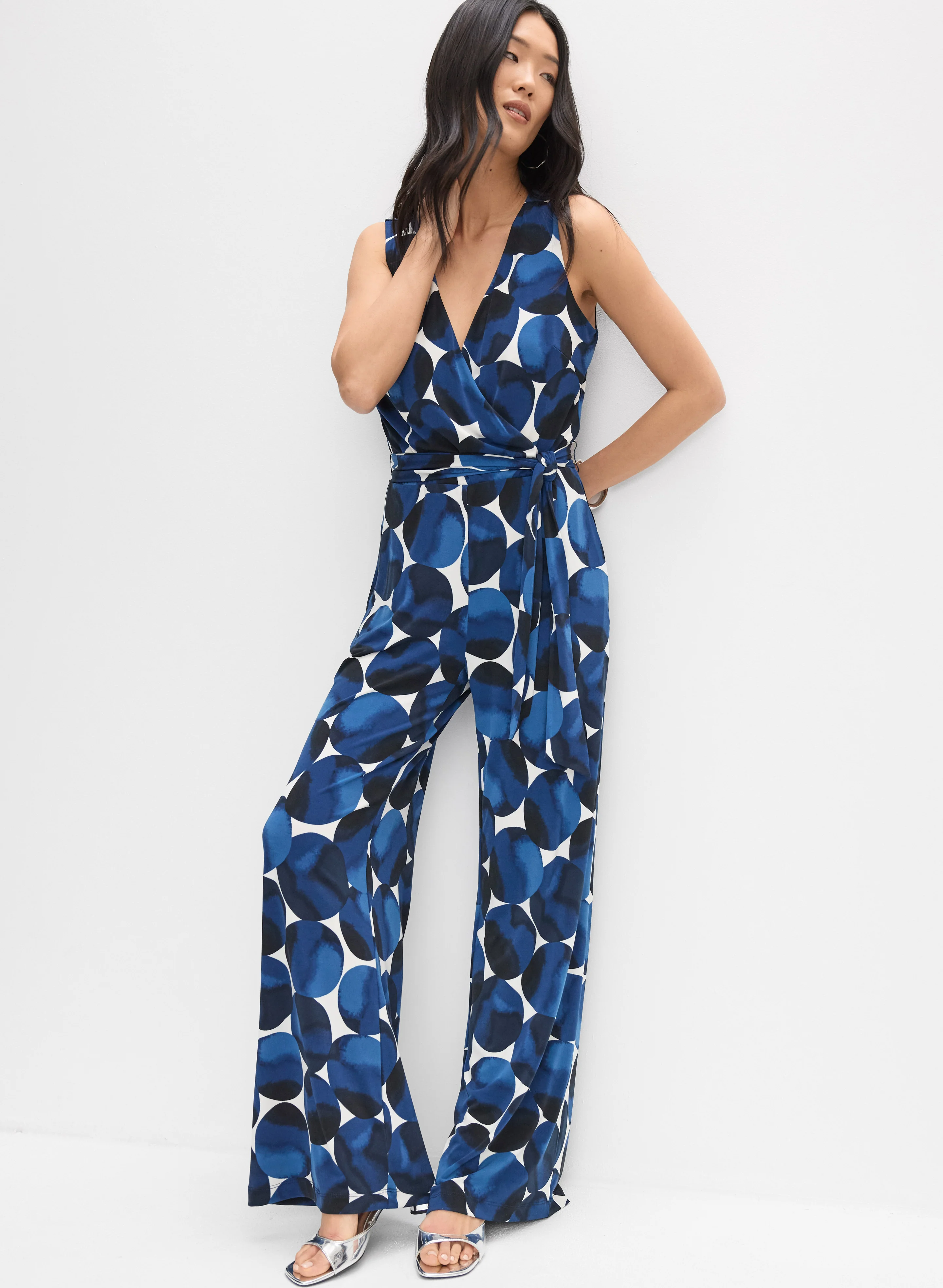Dot Print Jumpsuit - Image 5