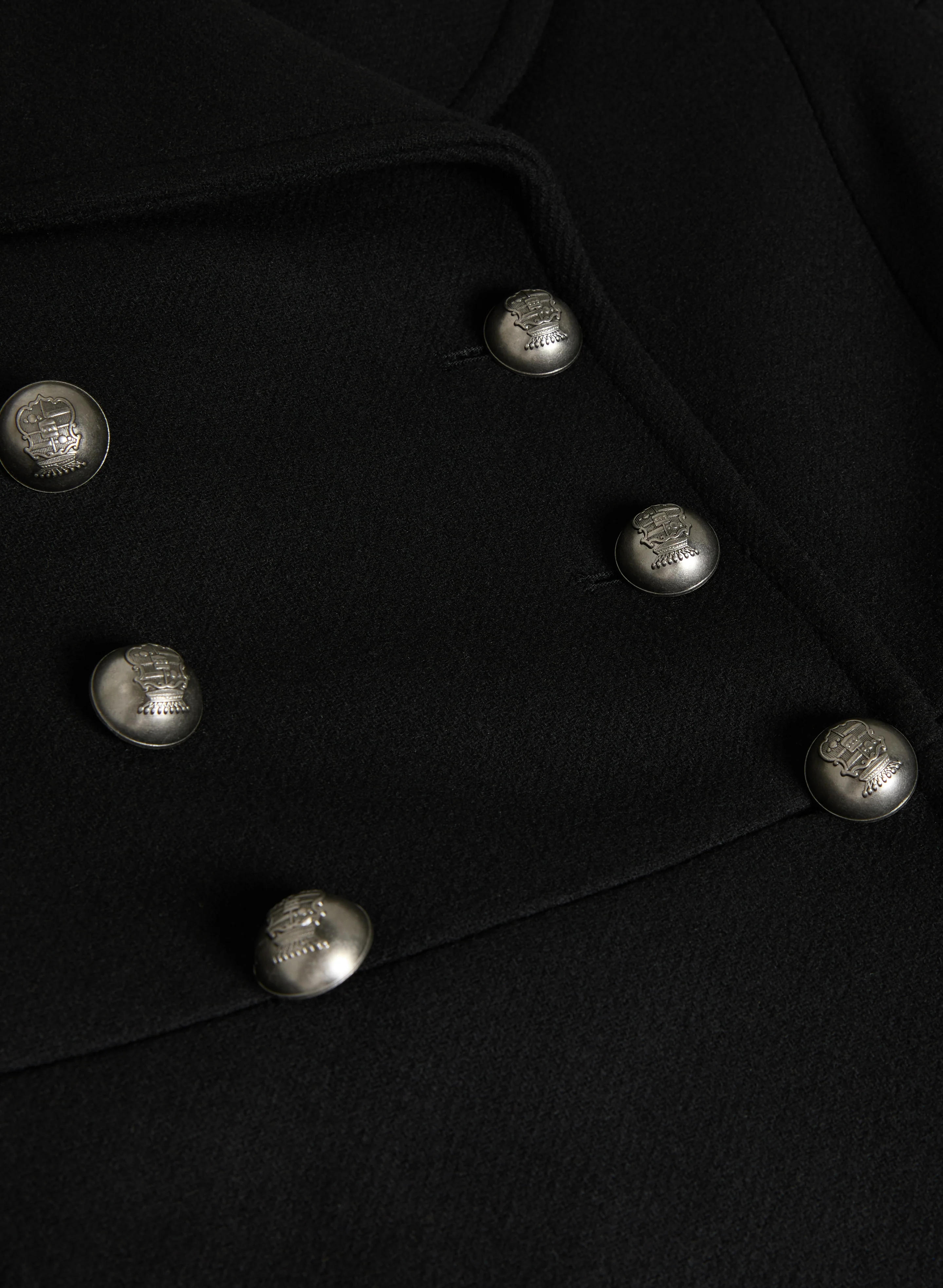 Double-Breasted Wool-Blend Coat - Image 7
