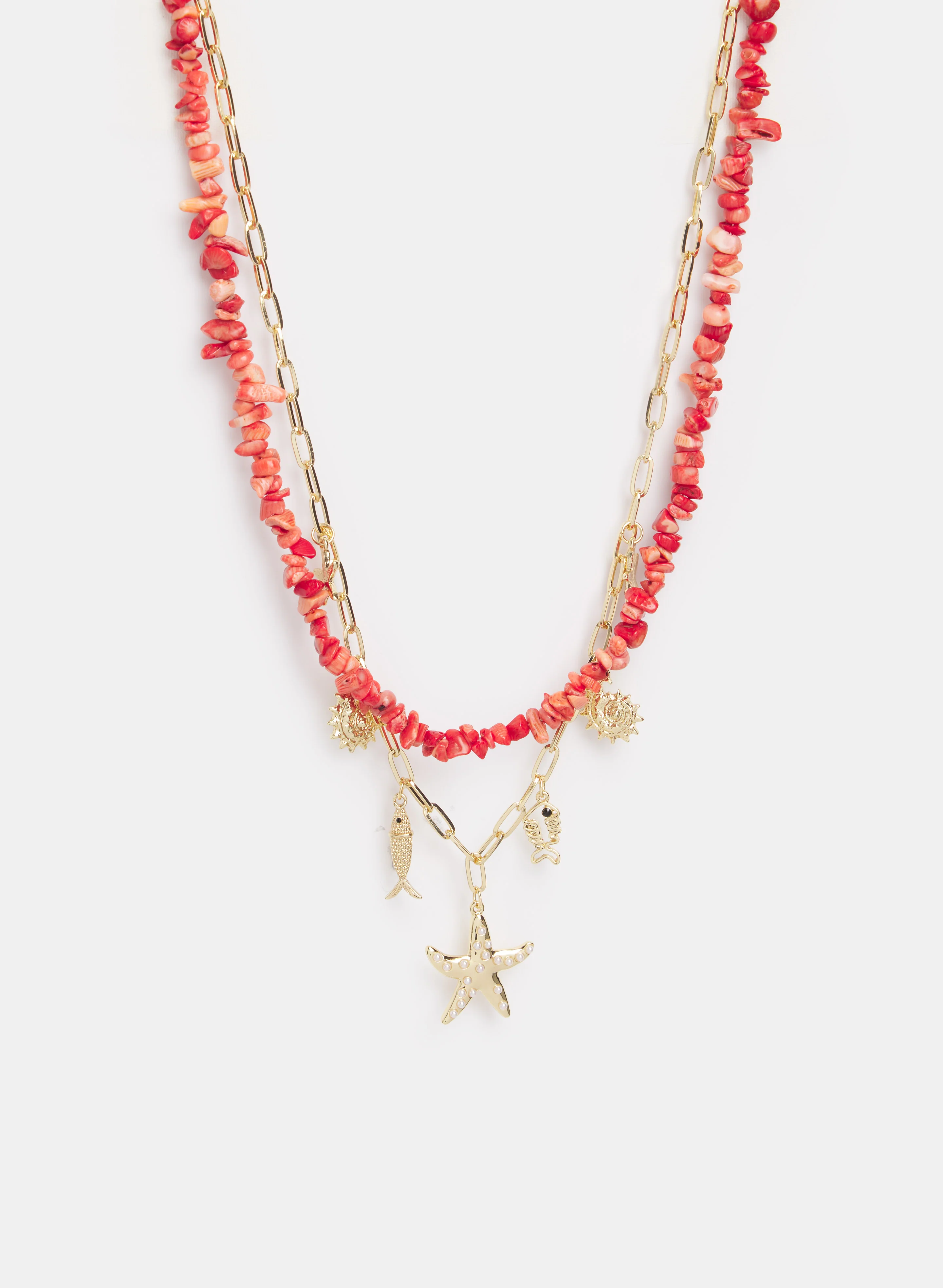 Double Charm Necklace