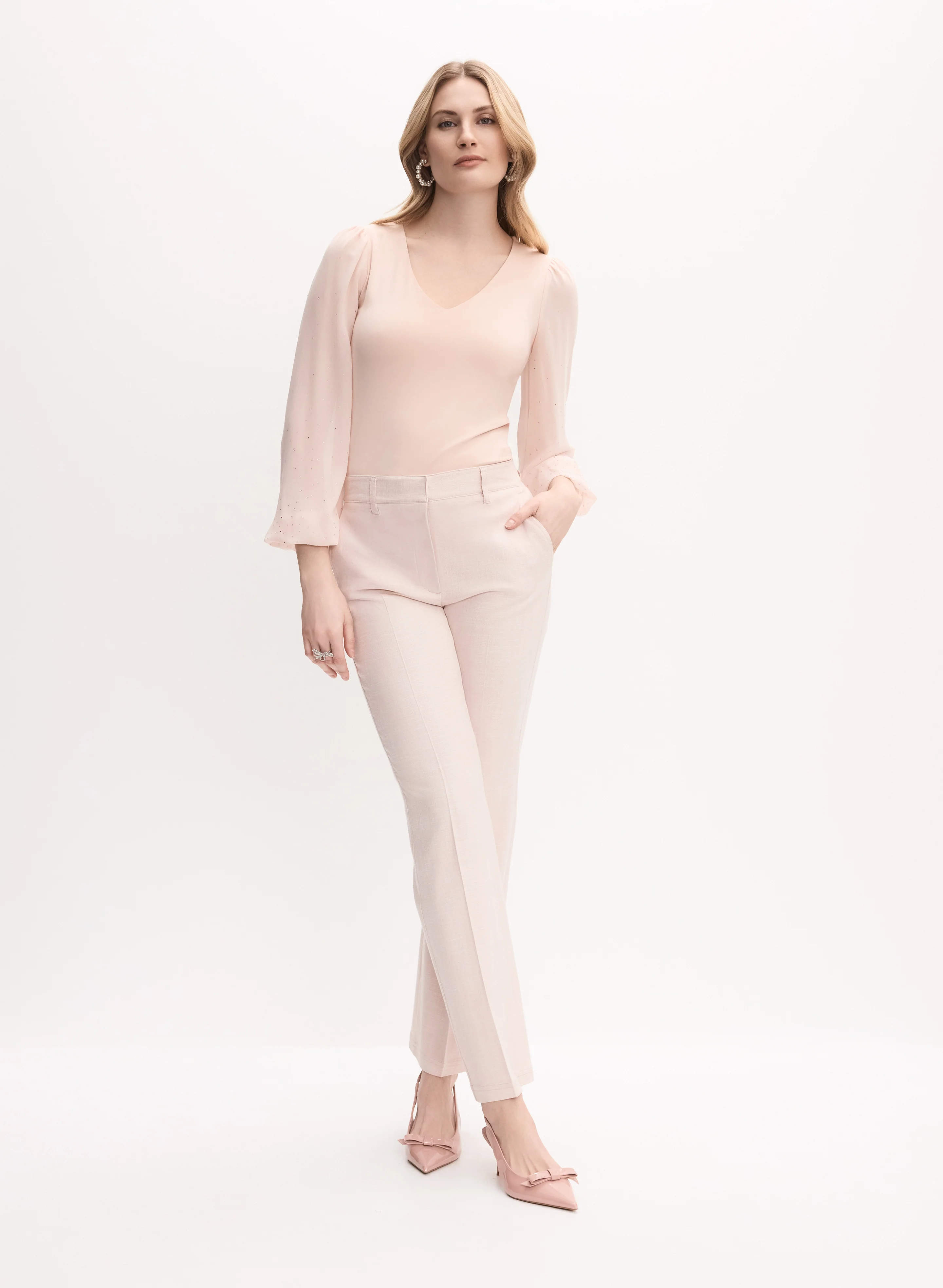 Embellished Chiffon Top - Image 3