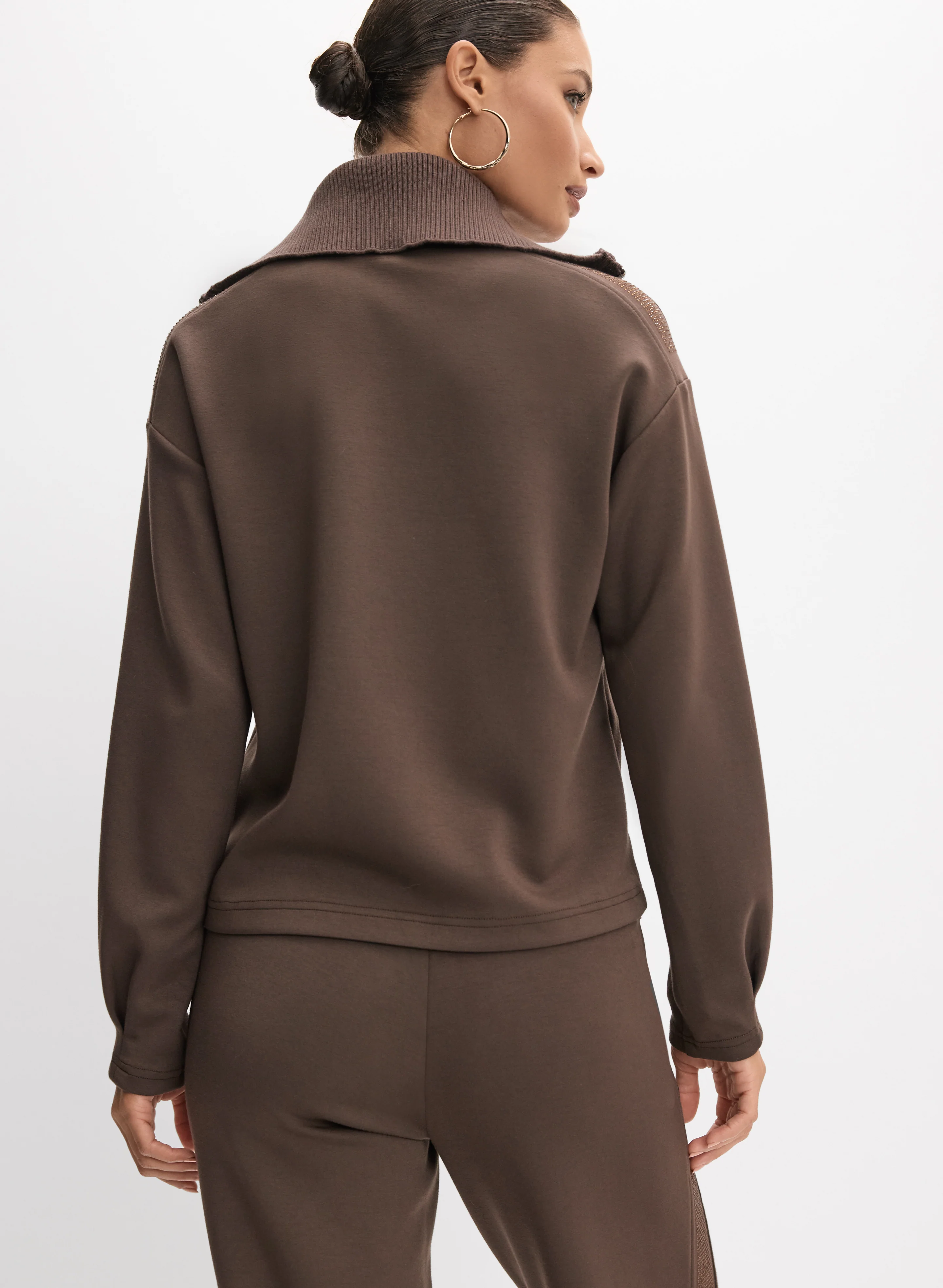 Embellished Half-Zip Top - Image 4