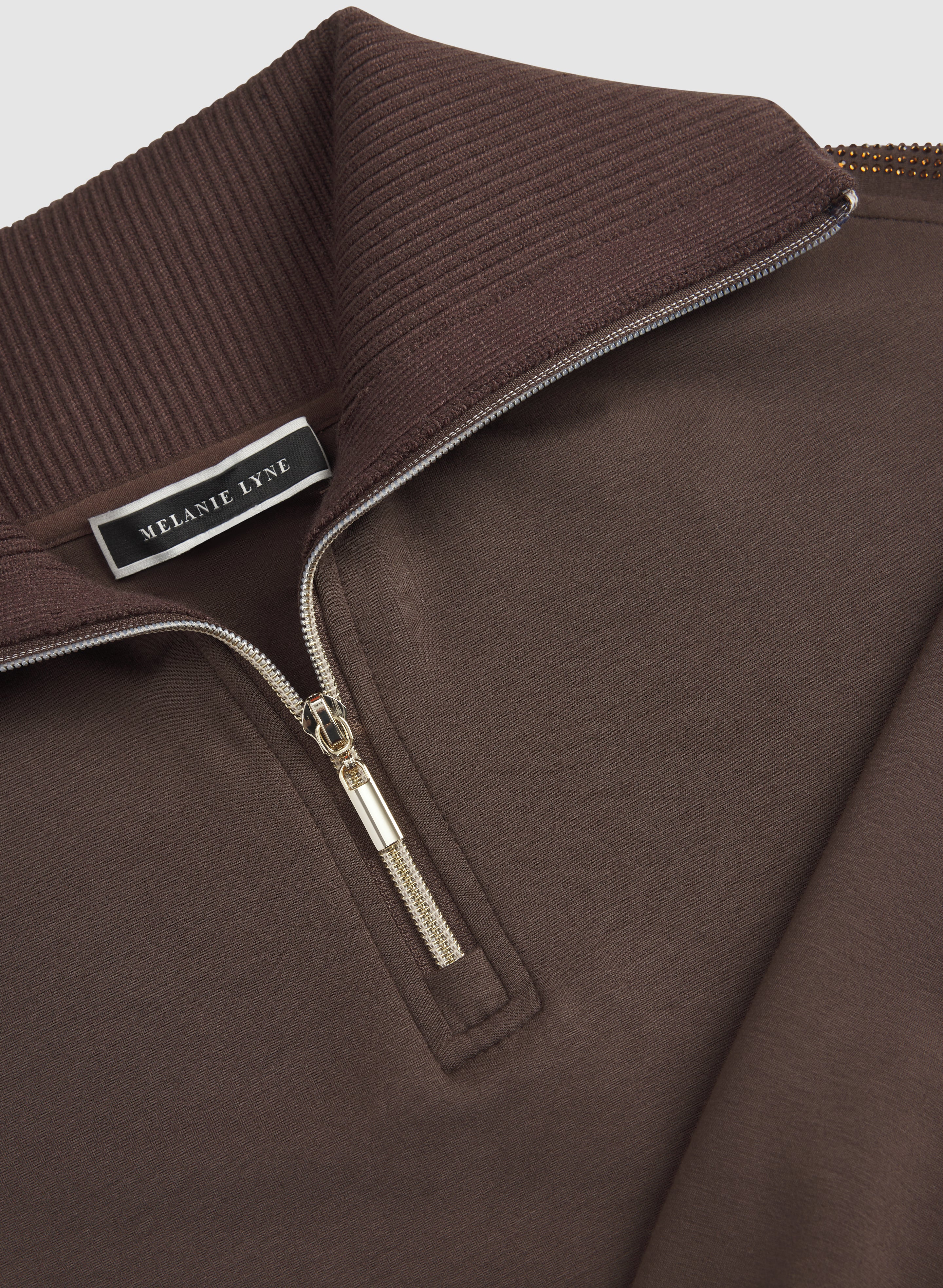 Embellished Half-Zip Top - Image 6