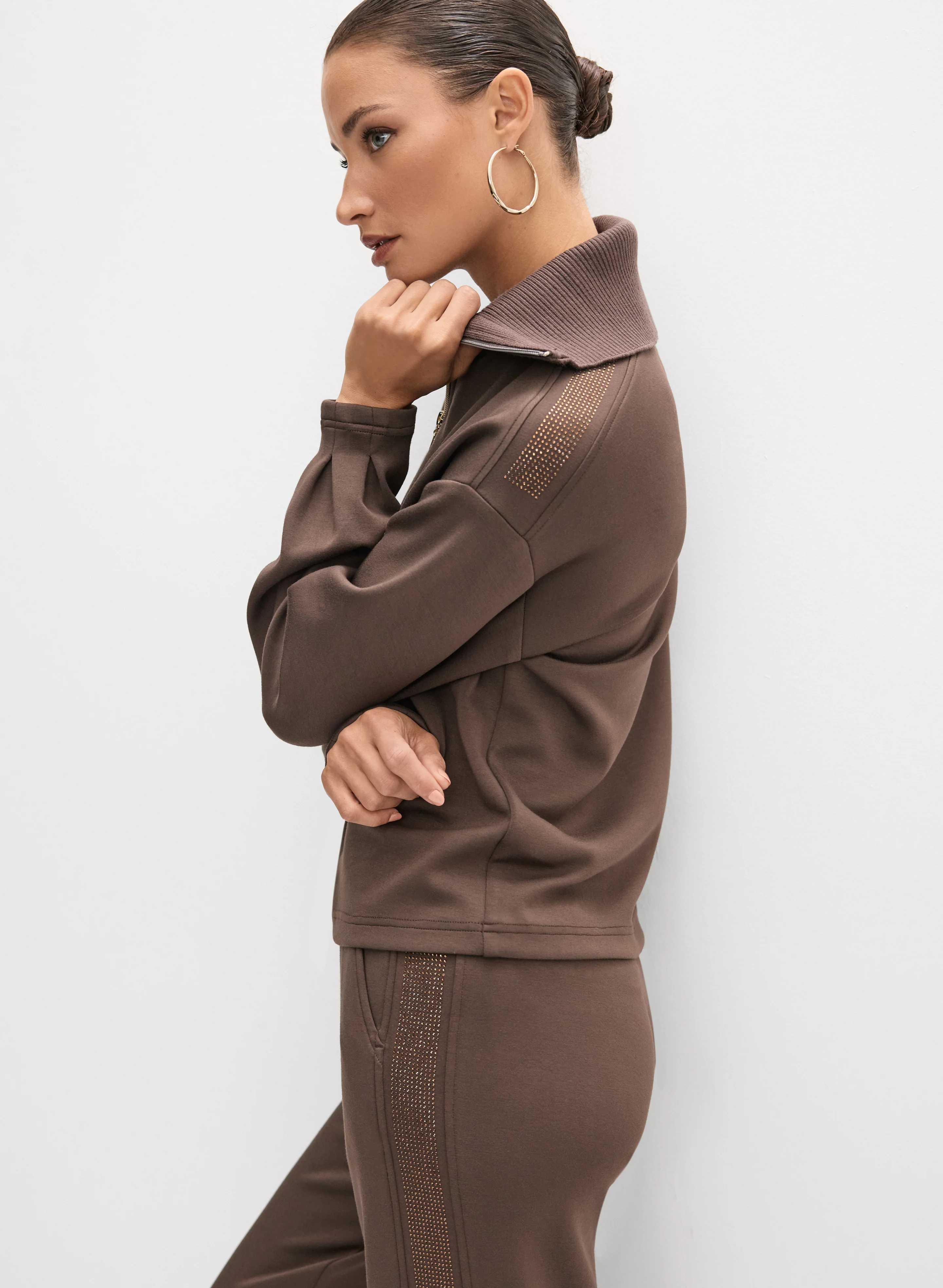 Embellished Half-Zip Top - Image 7