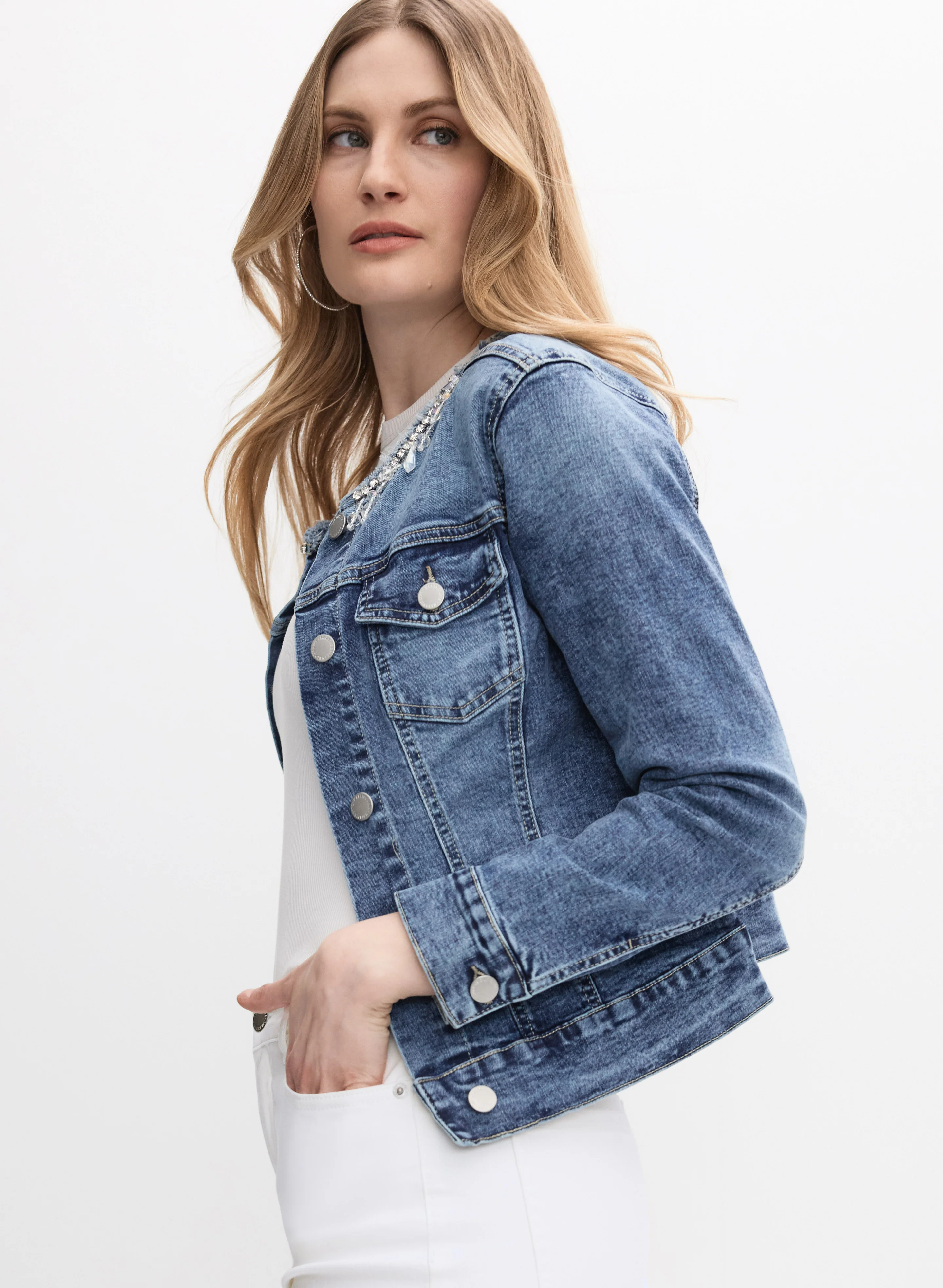 Embellished Jean Jacket - Image 2