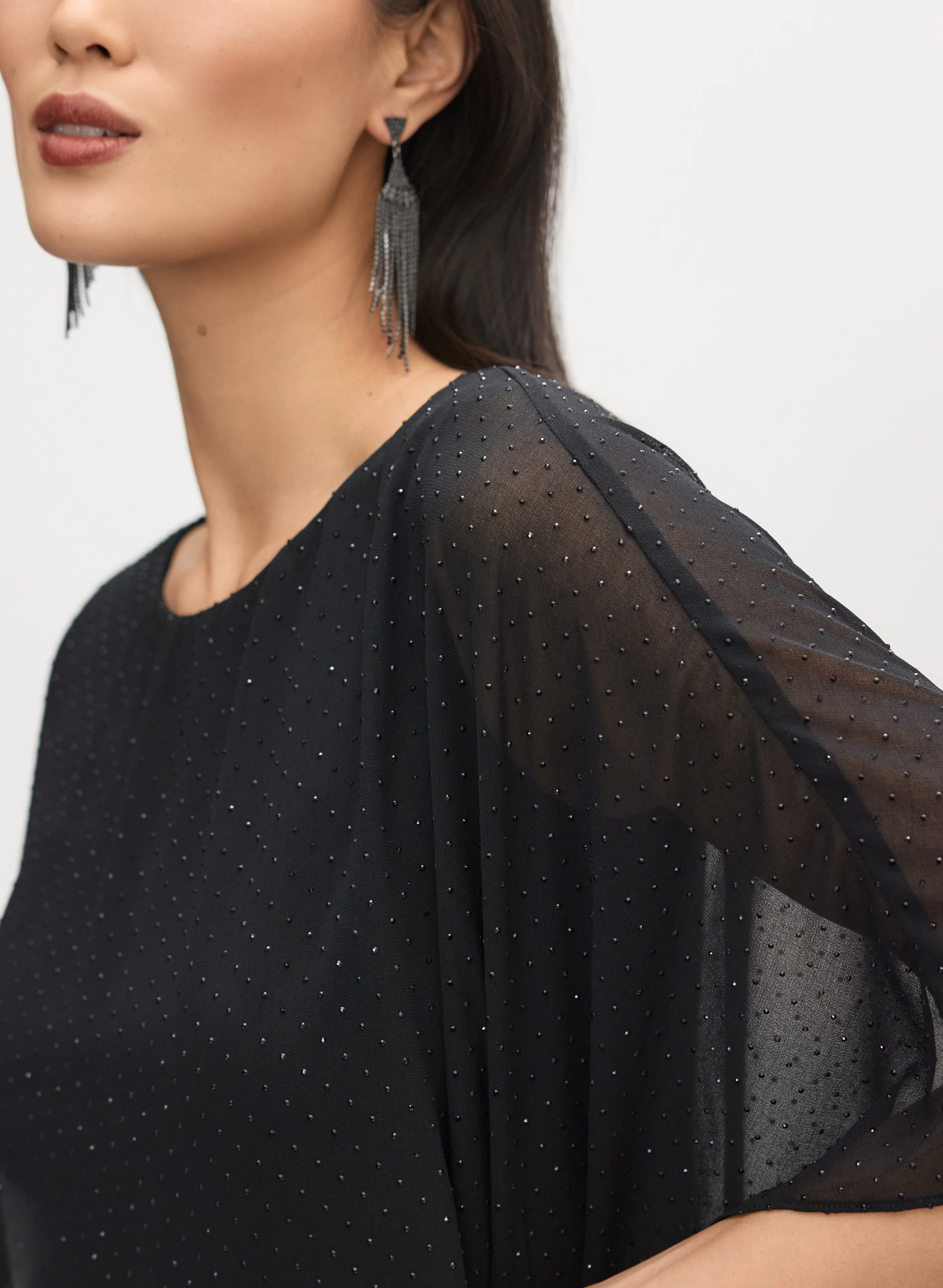 Embellished Overlay Dress - Image 3