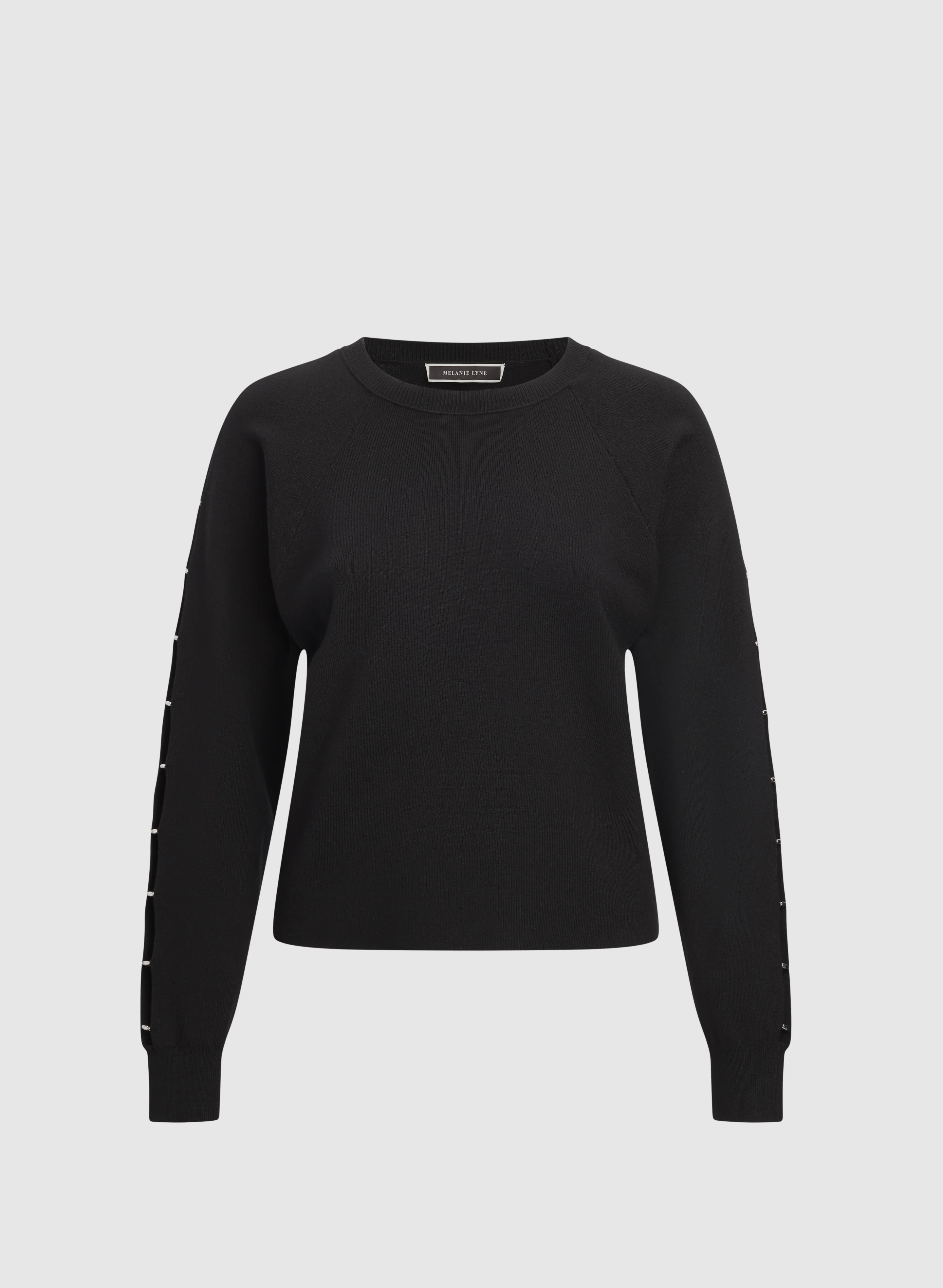 Embellished Split Sleeve Sweater - Image 6