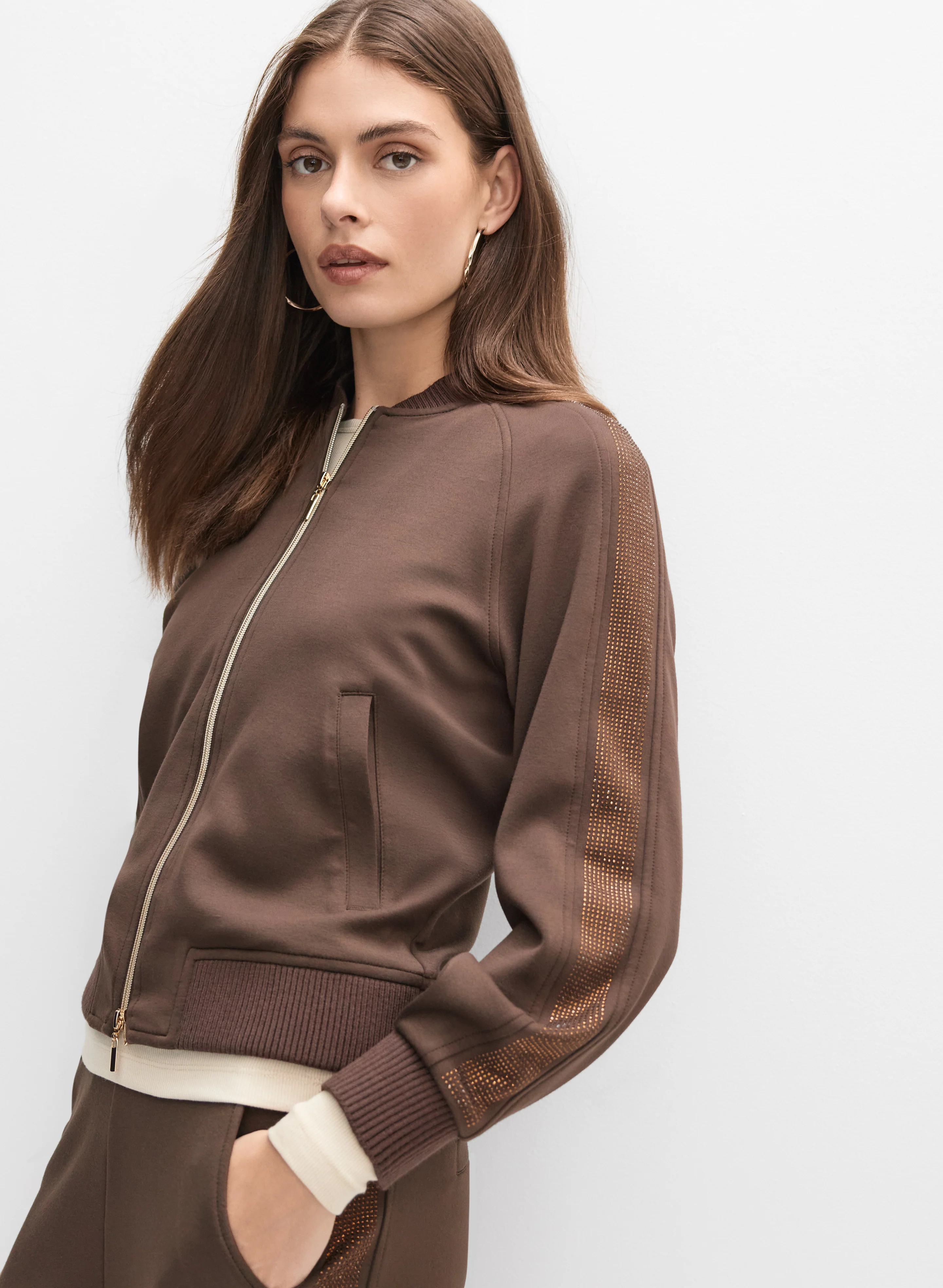 Embellished Zip-Up Jacket - Image 5