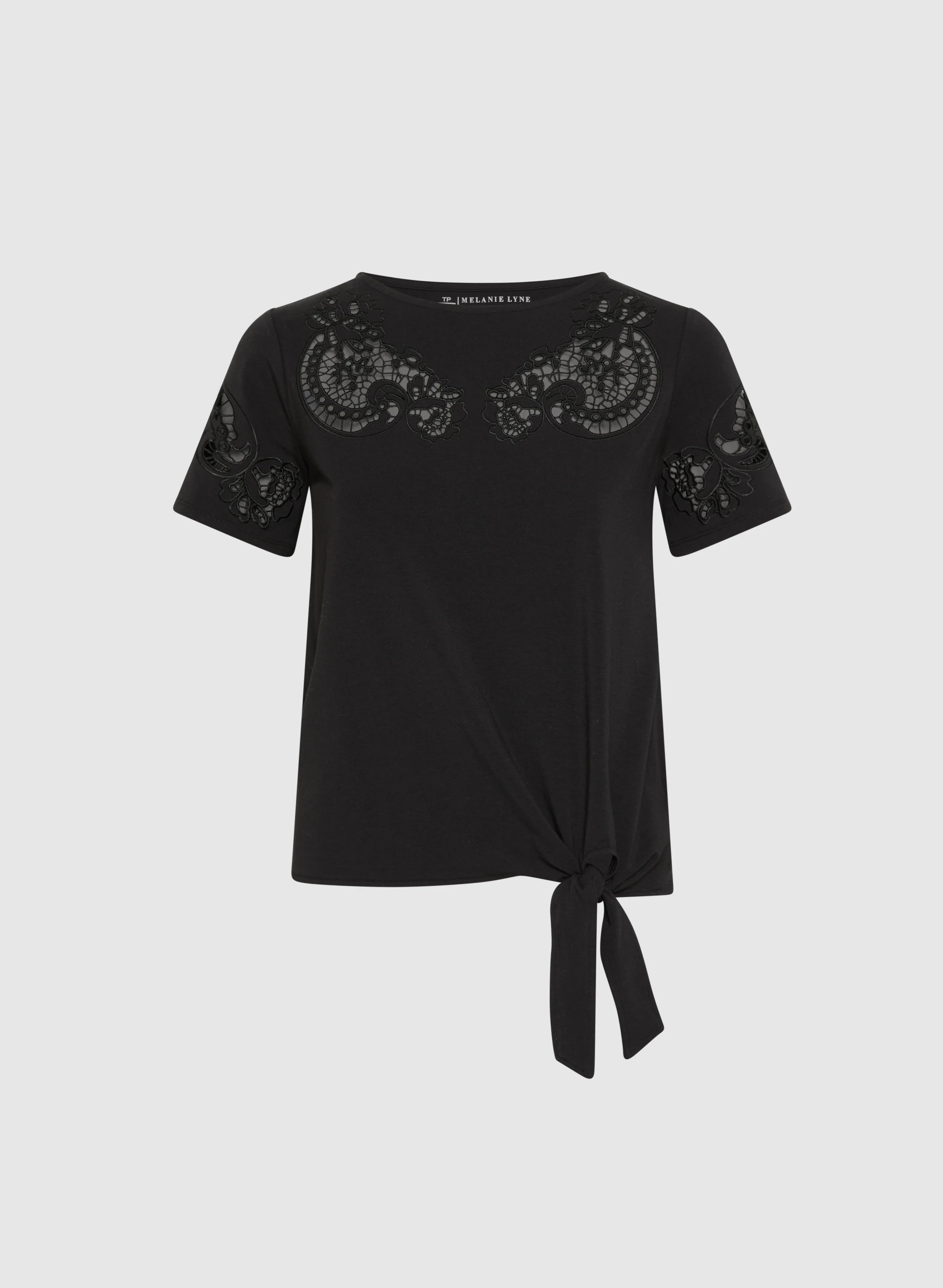 Cut-Out Embroidered T-Shirt - Image 6