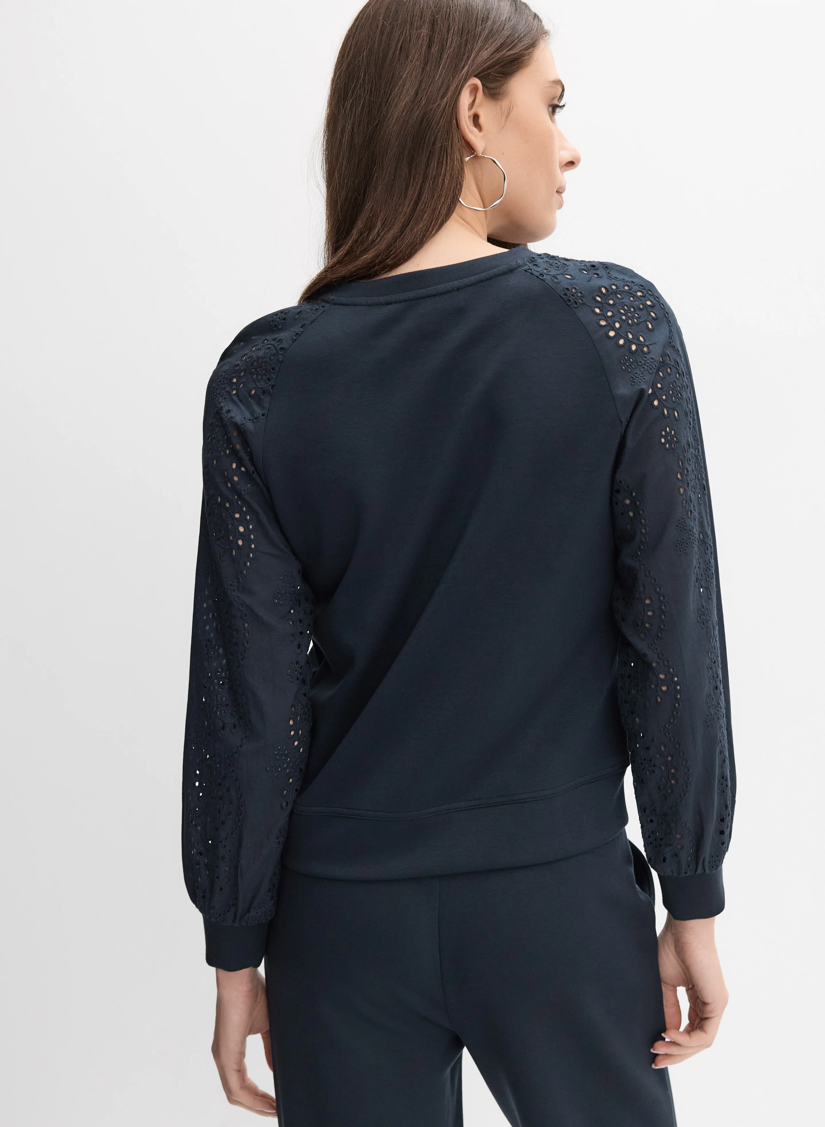 Embroidered Sleeve Sweatshirt - Image 4