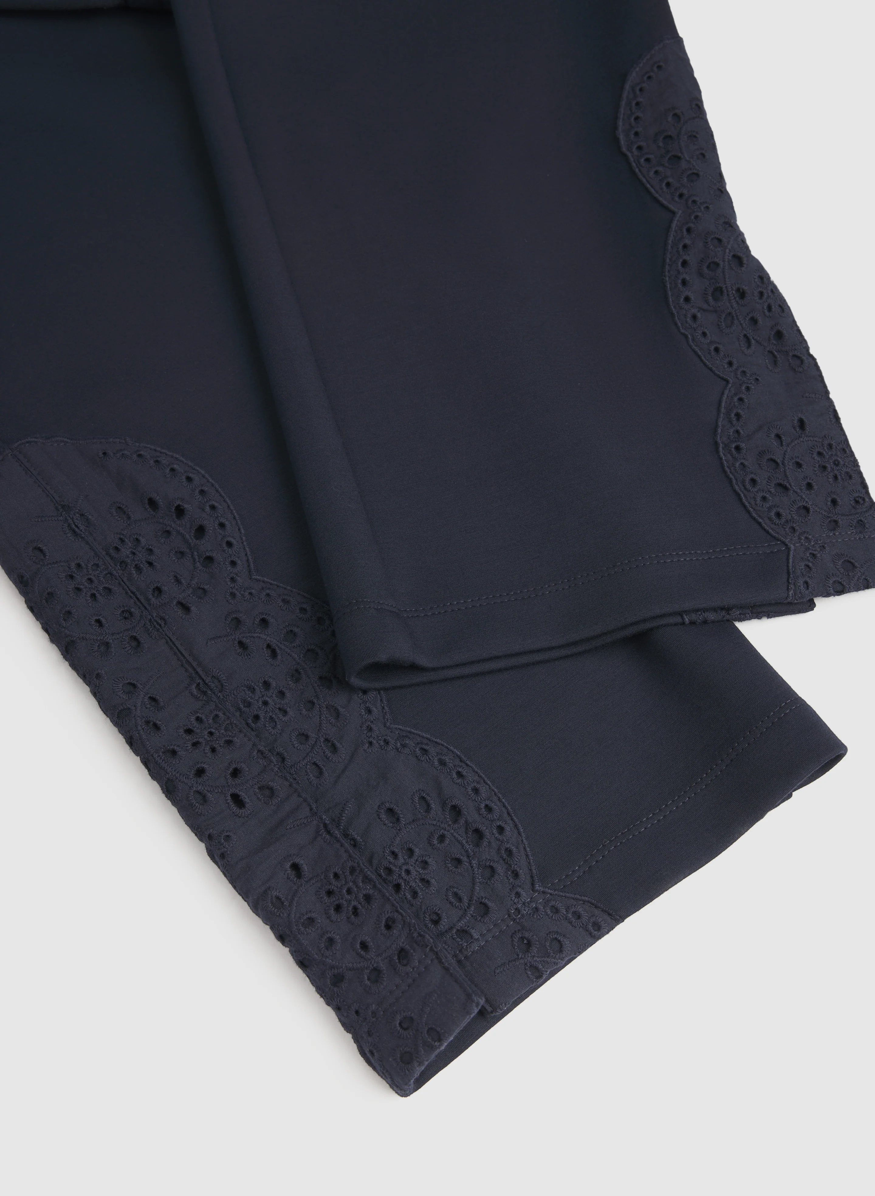 Embroidered Straight-Leg Pants - Image 7