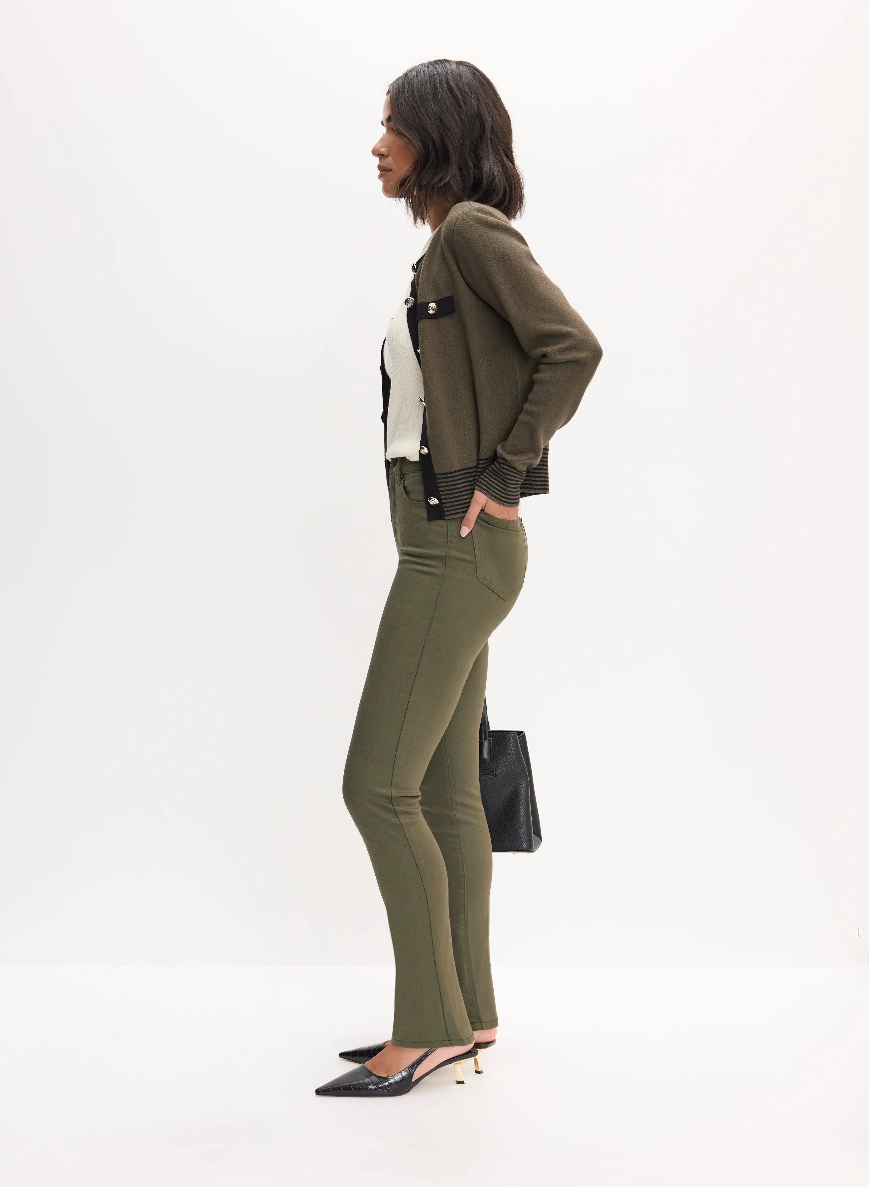 Essential Coated Straight Leg Jeans - Image 5