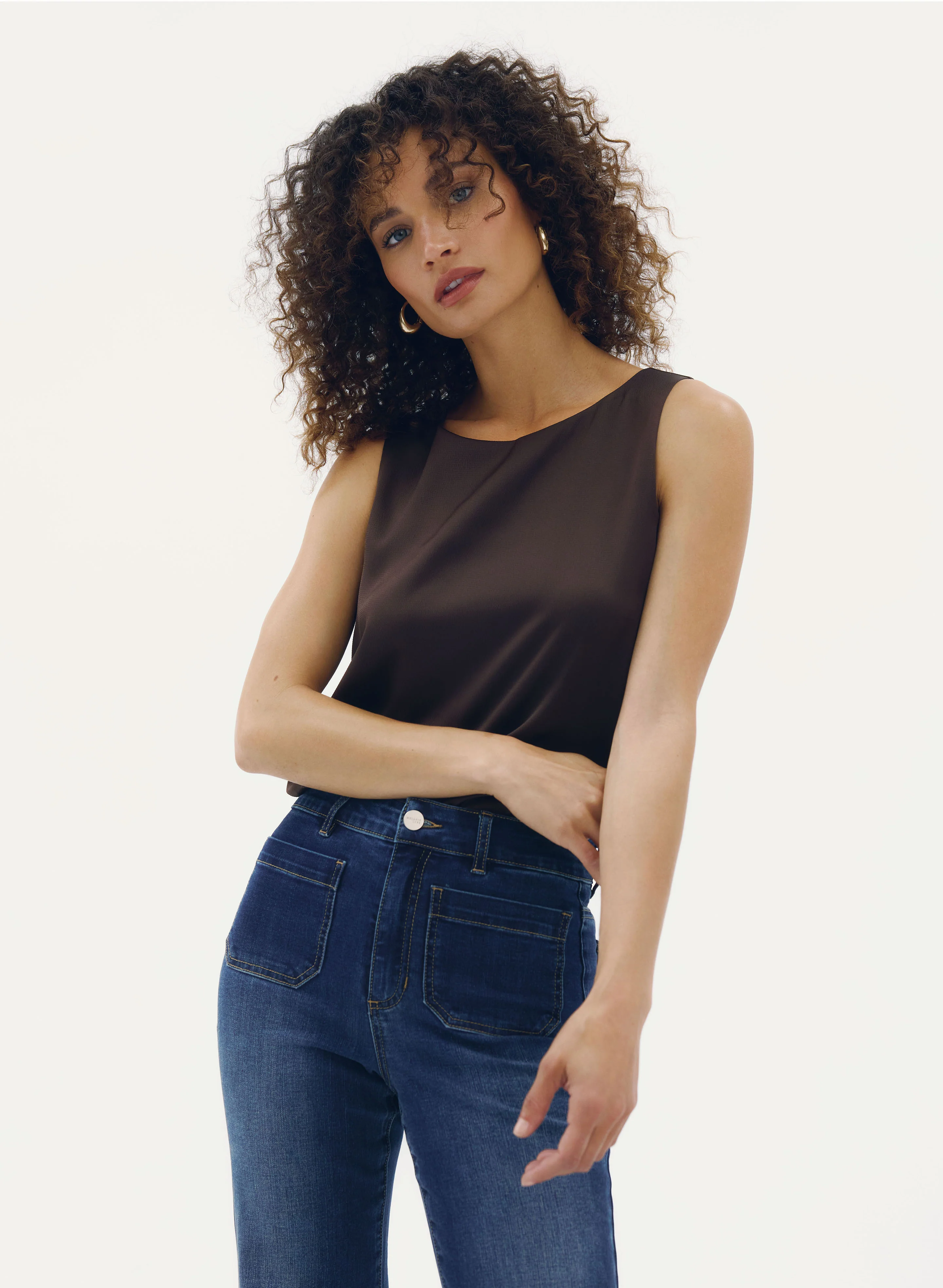 Essential Crew Neck Blouse - Image 3