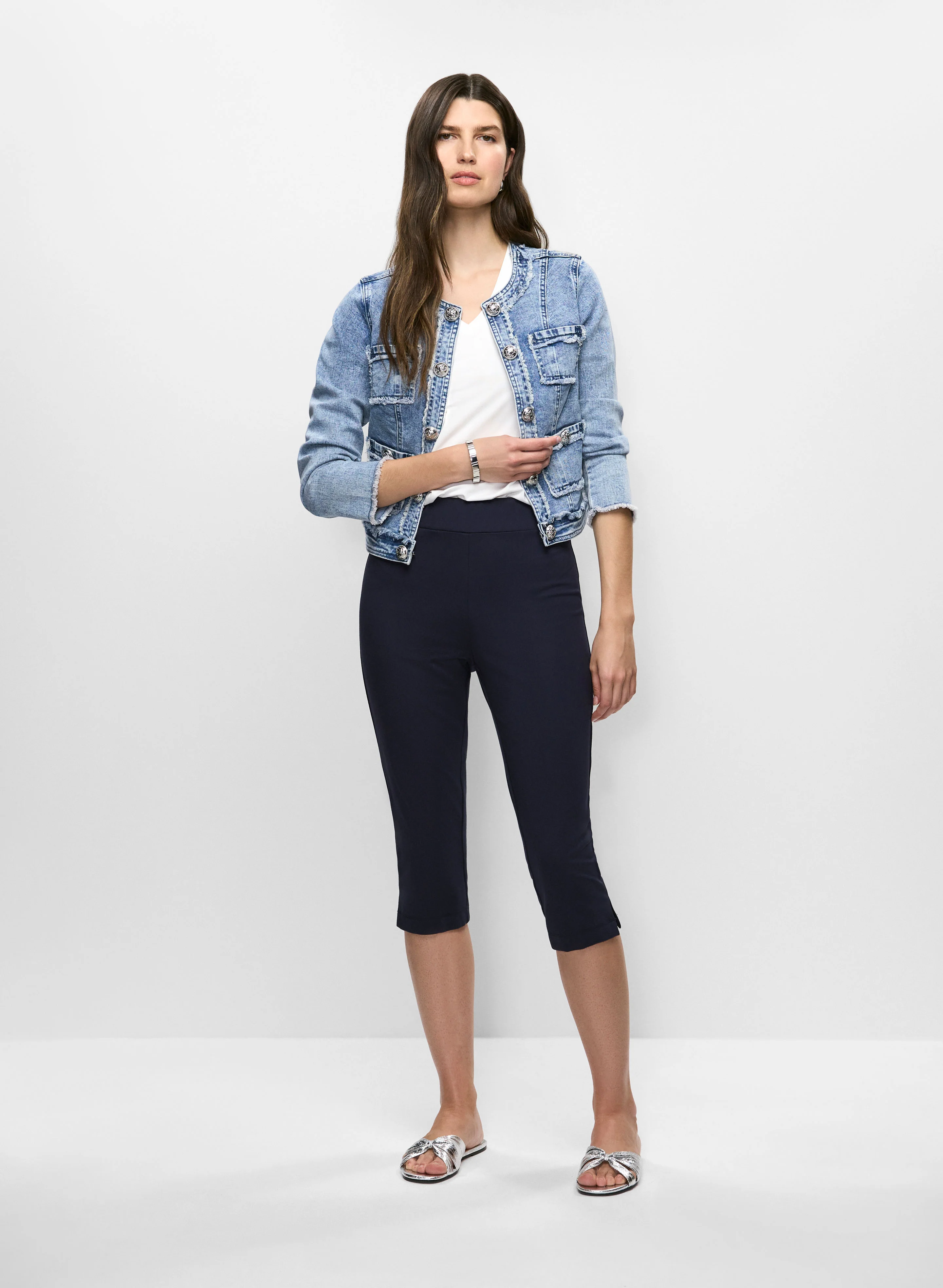 Pull-On Knit Capris - Image 4