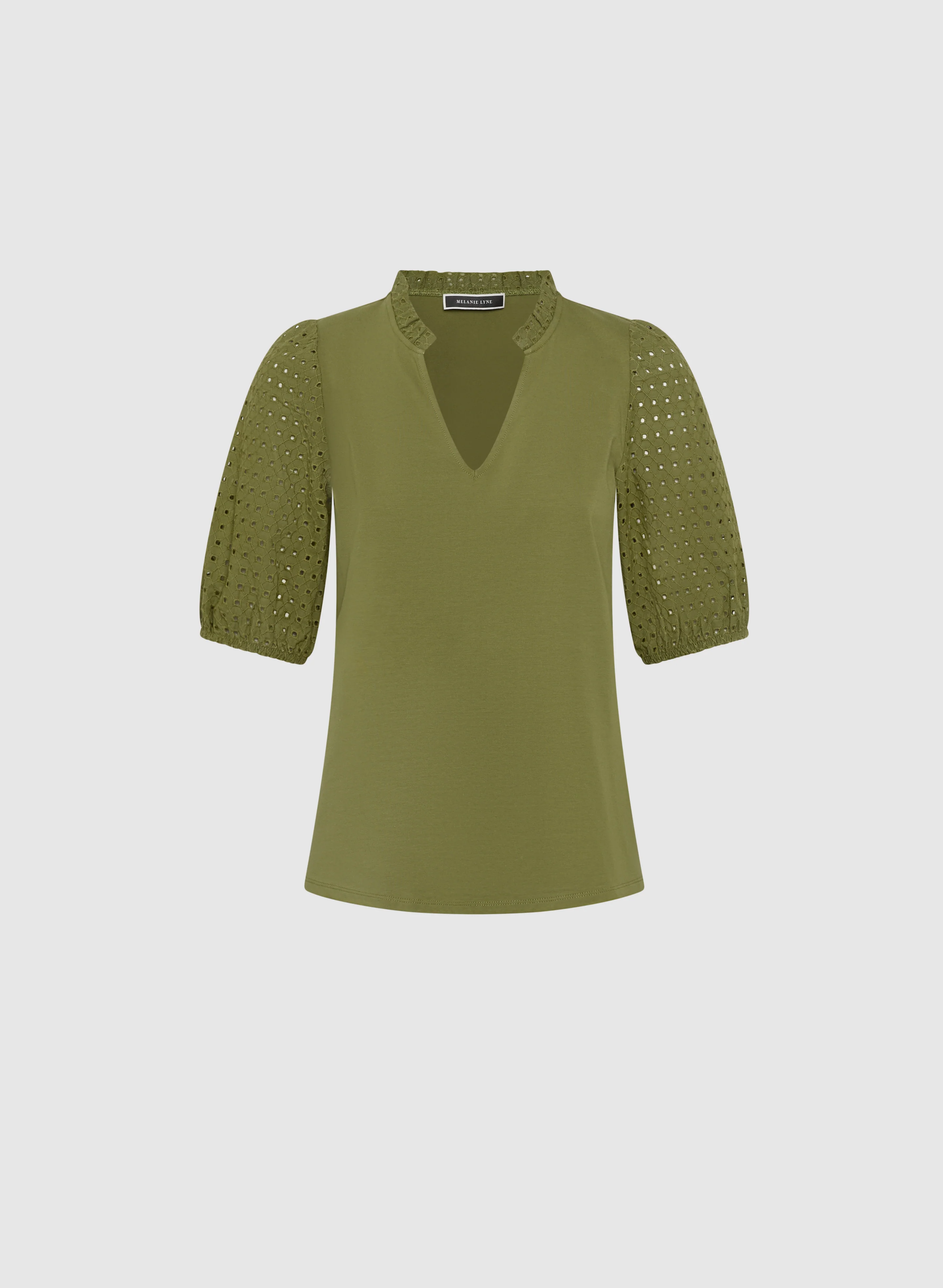 Eyelet Sleeve Top - Image 6
