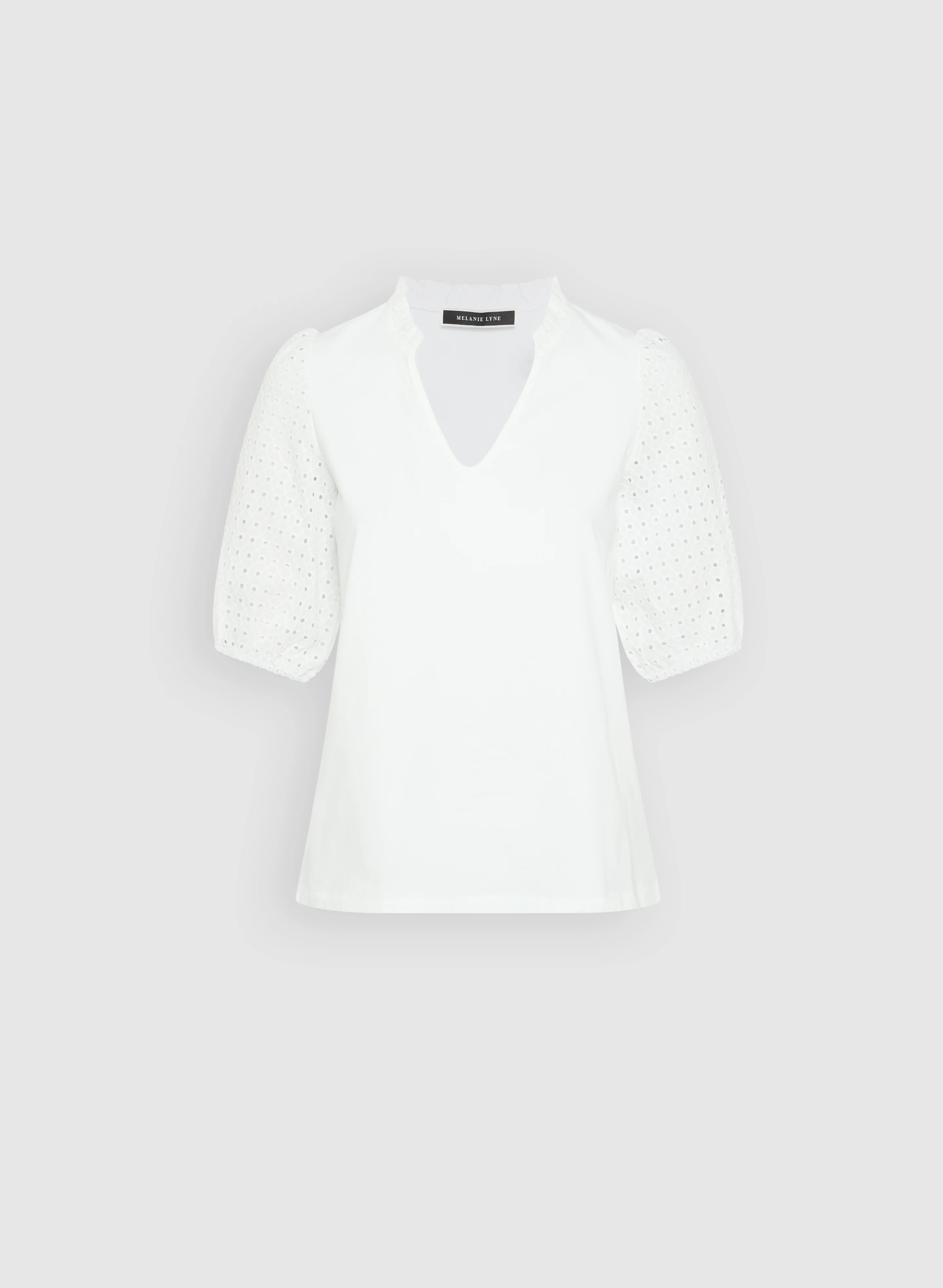Eyelet Sleeve Top - Image 6