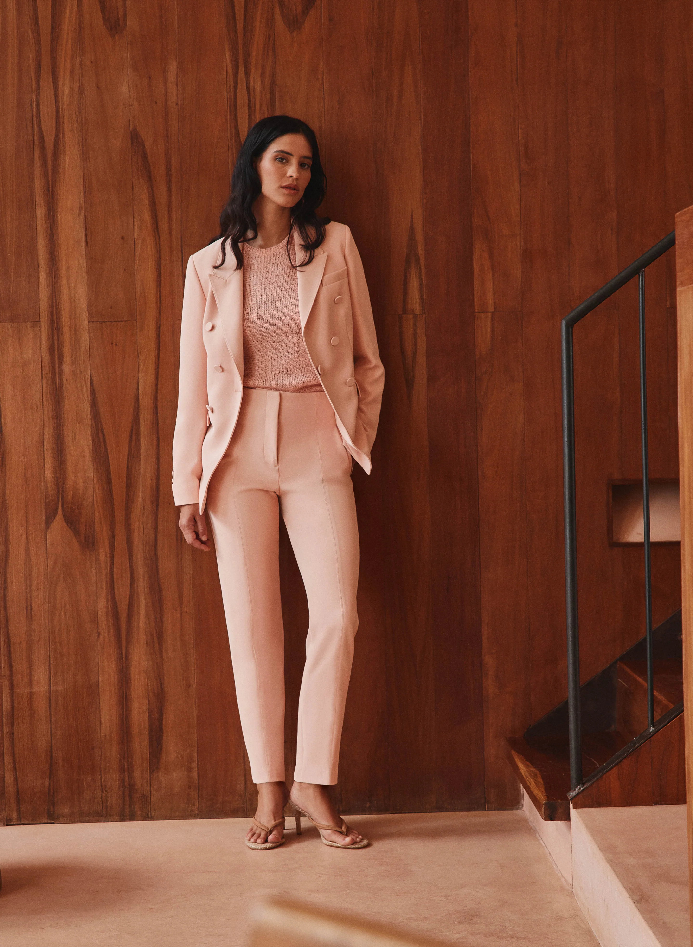 Faux Double-Breasted Blazer - Image 2