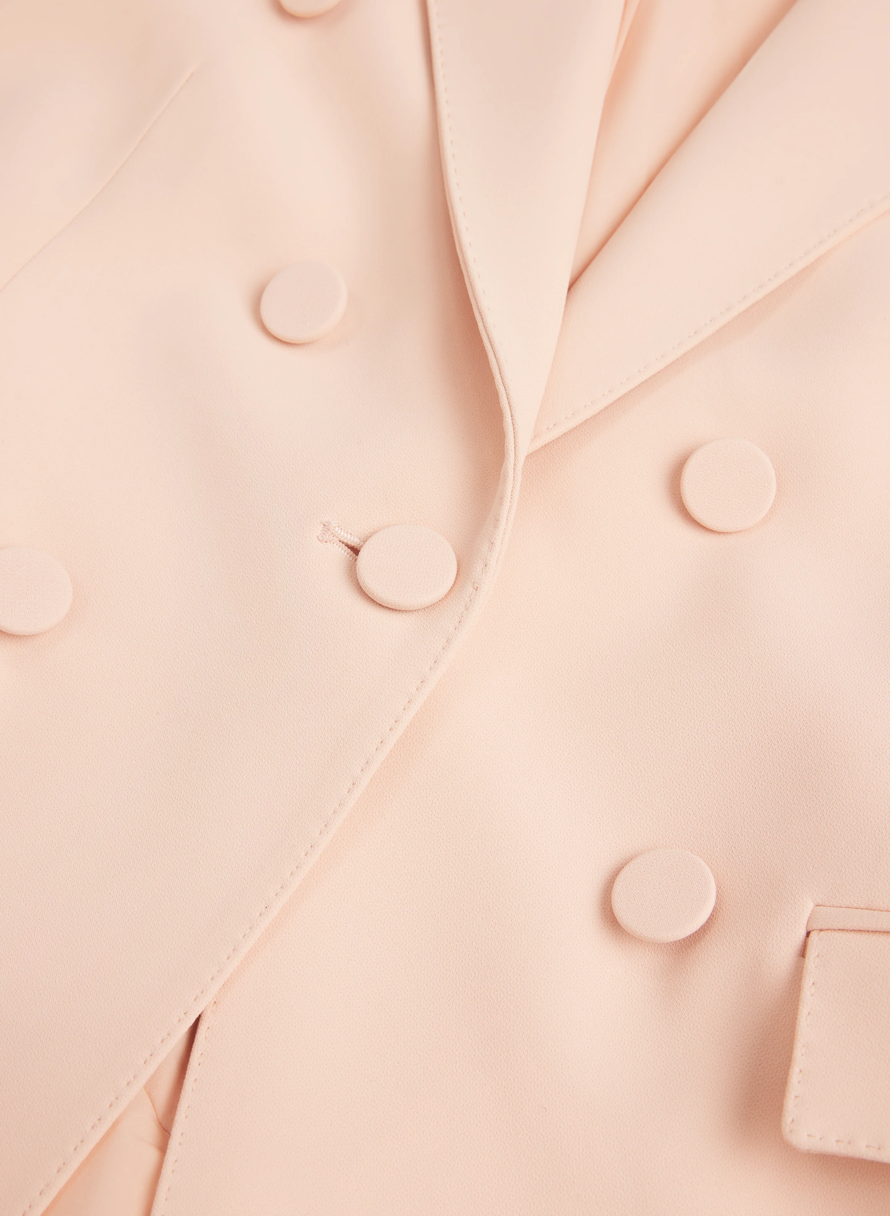 Faux Double-Breasted Blazer - Image 6