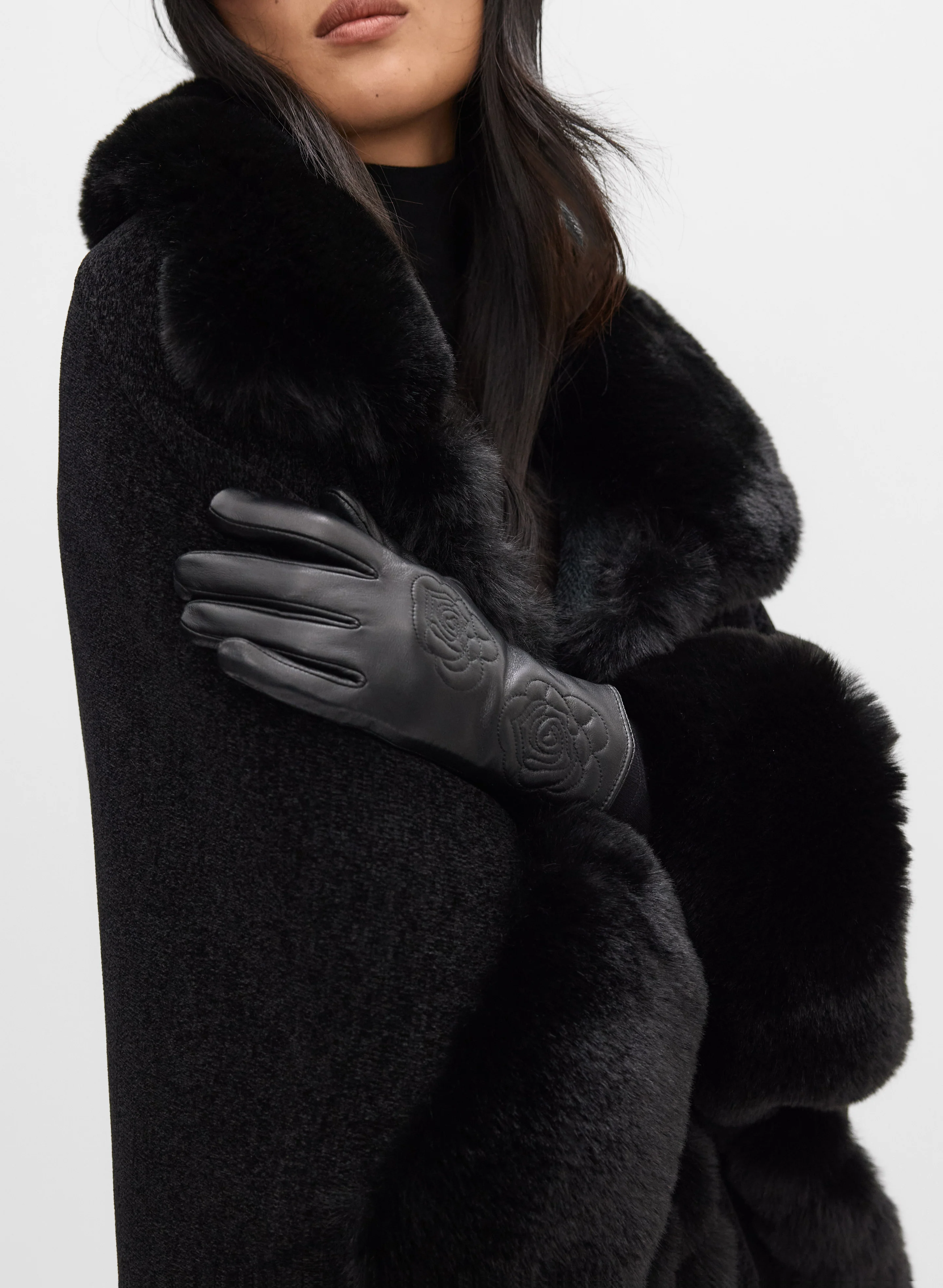 Faux-Fur Poncho - Image 2