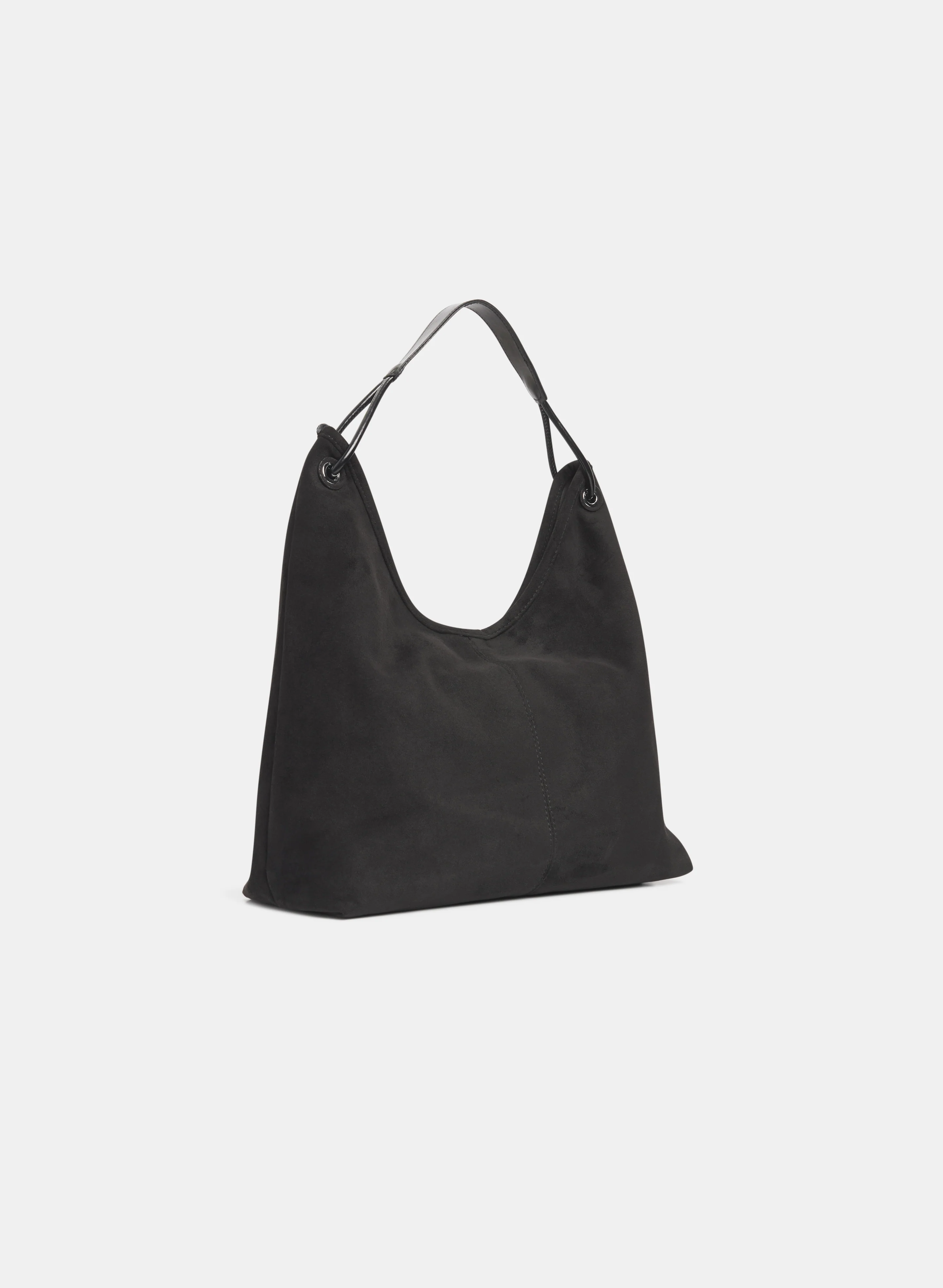 Faux-Suede Handbag - Image 4