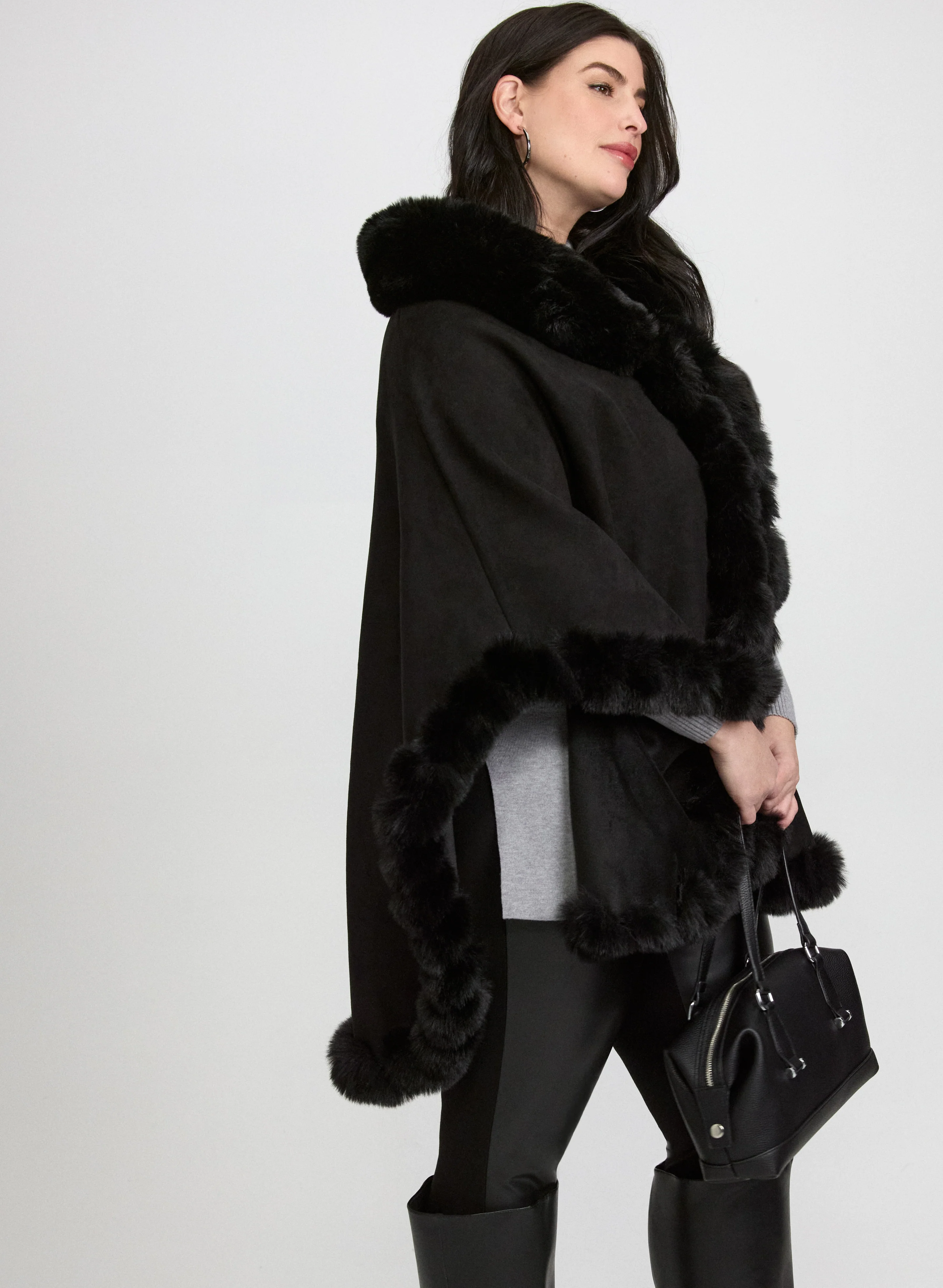 Faux-Suede Poncho - Image 12