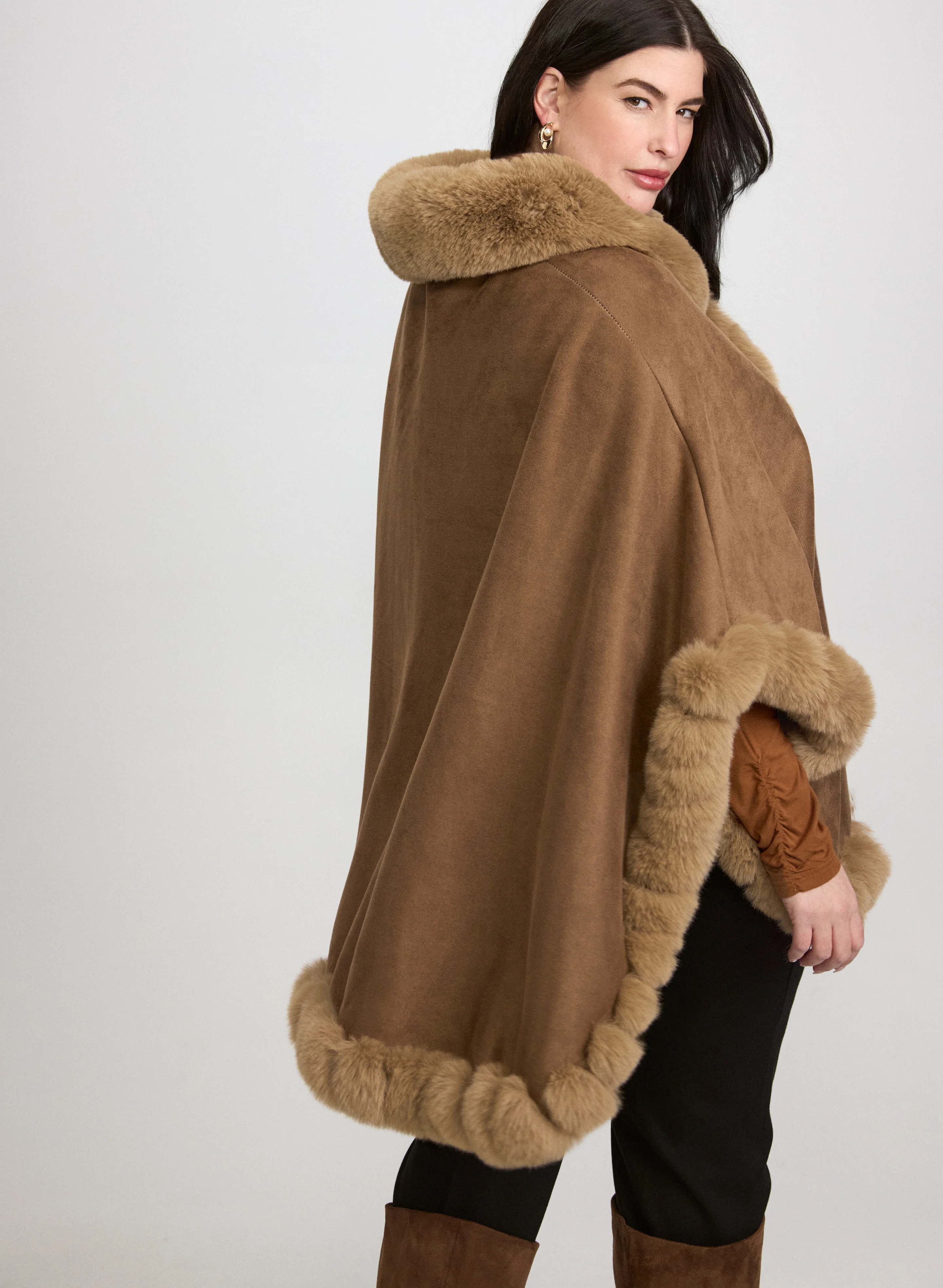 Faux-Suede Poncho - Image 8