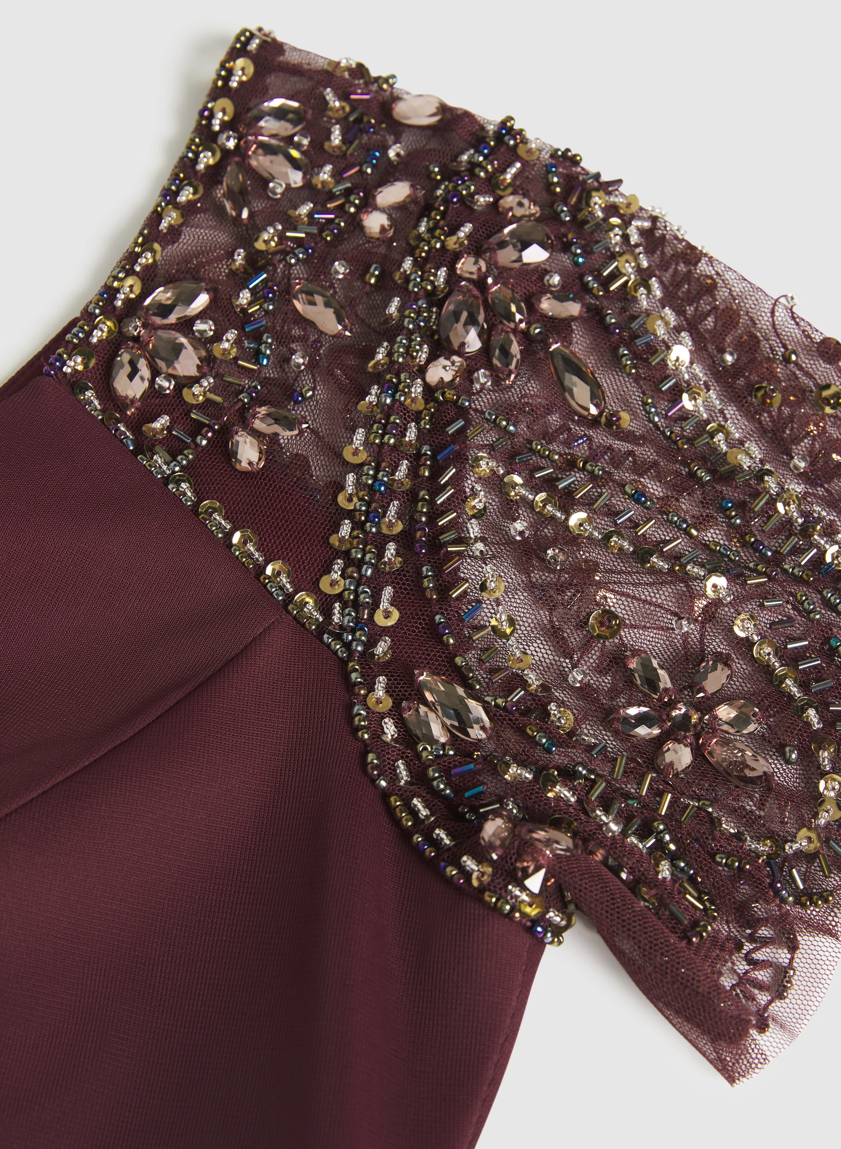 Fitted Chiffon Dress - Image 7