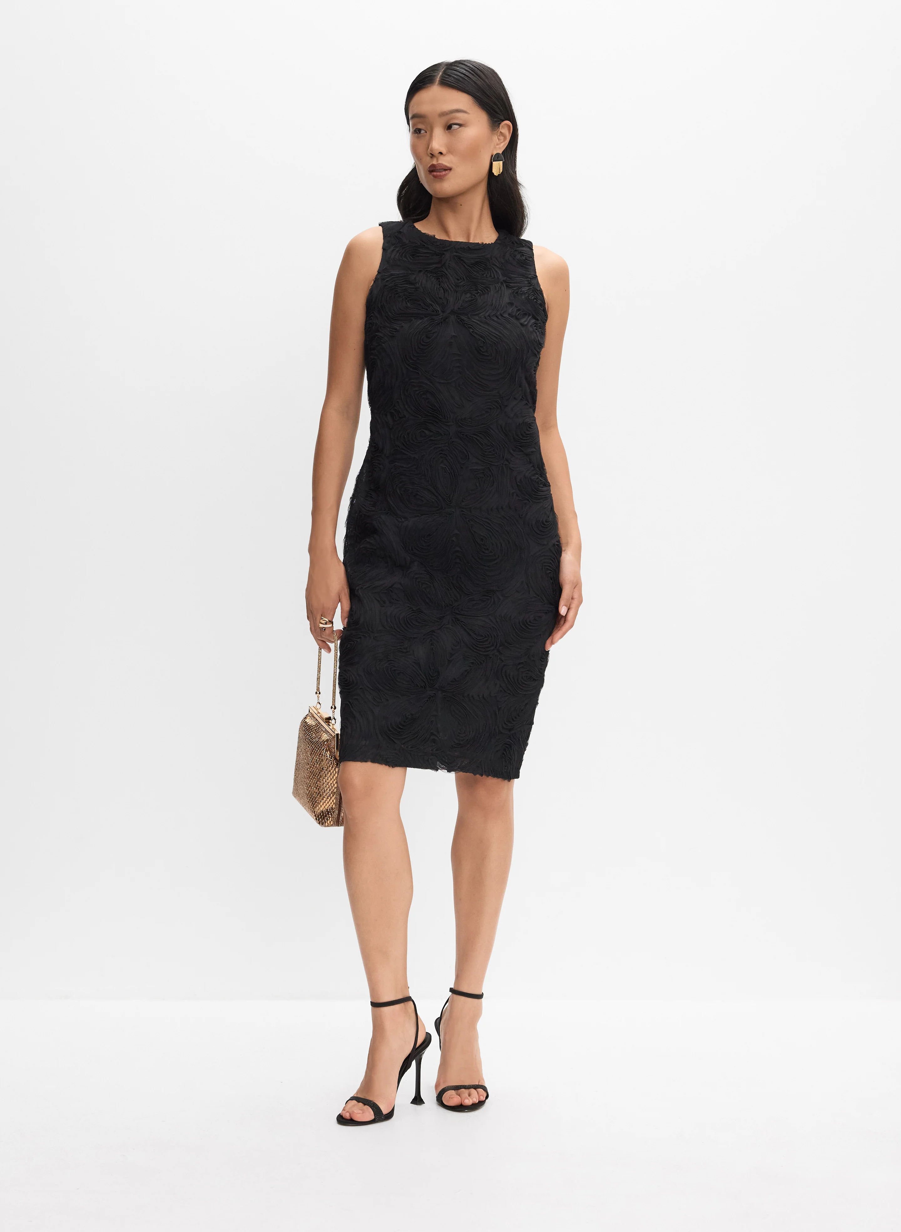 Fitted Mesh Dress