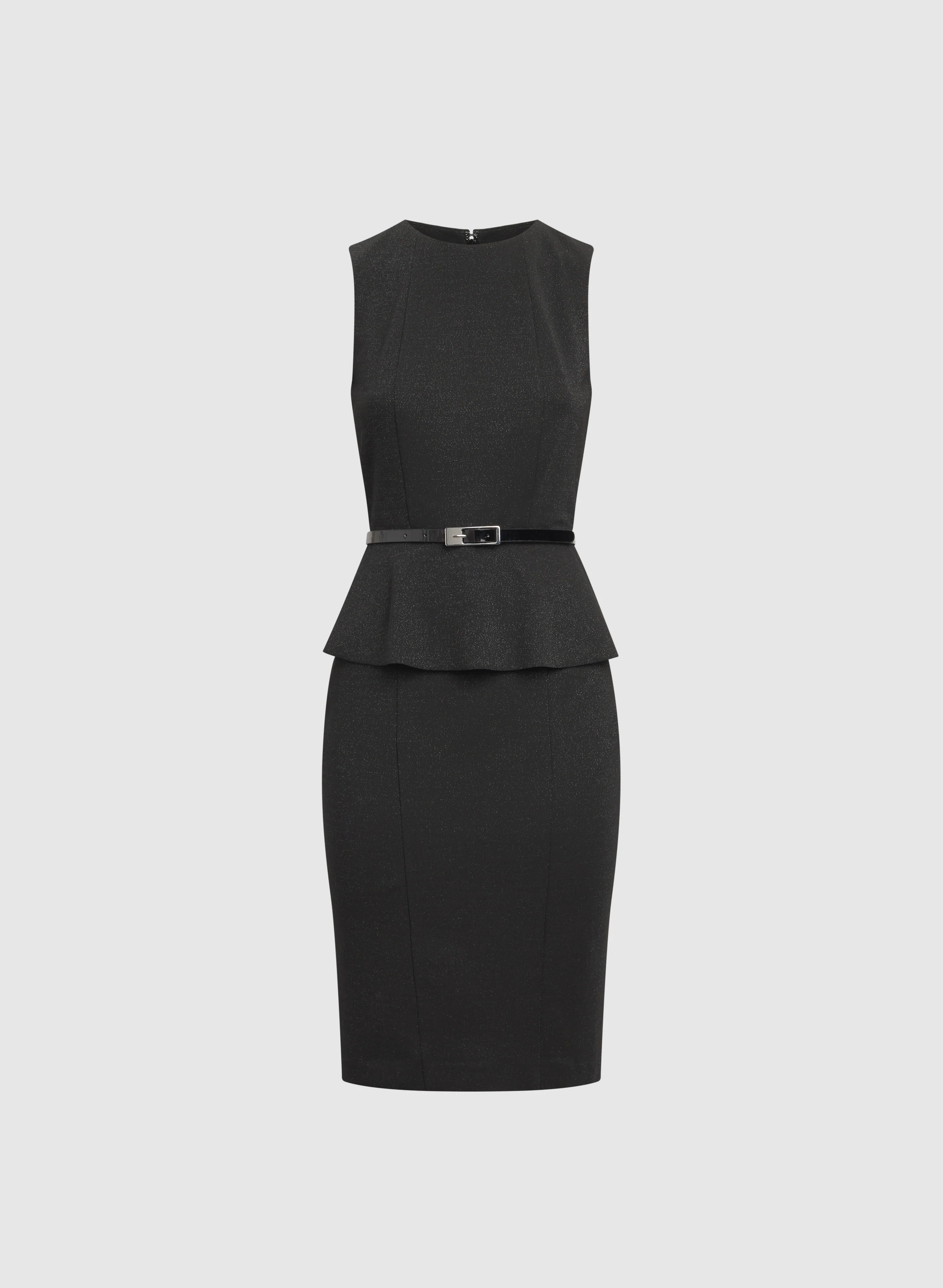 Fitted Peplum Midi Dress - Image 6