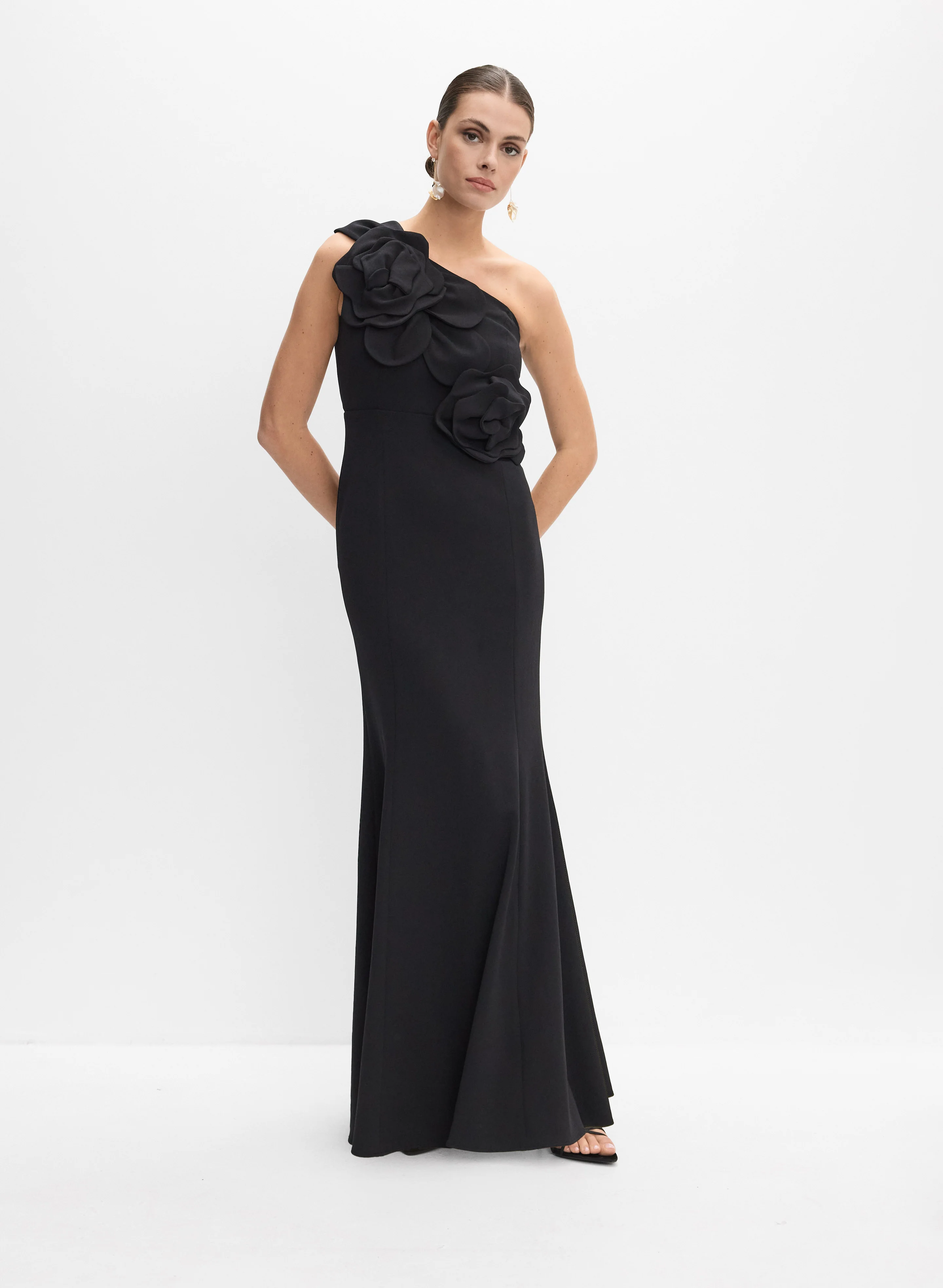 Floral Applique Dress