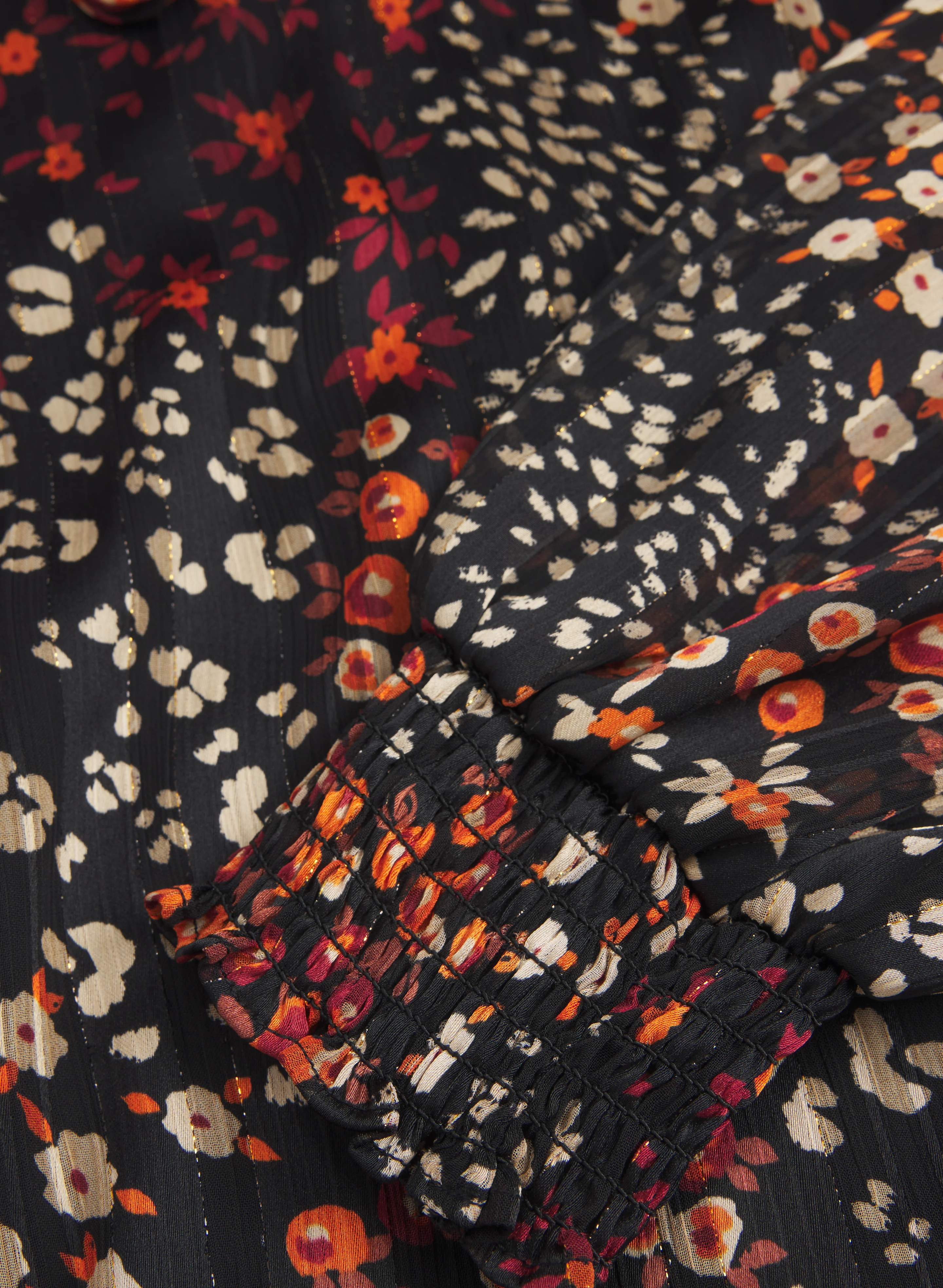 Floral Chiffon Blouse - Image 7