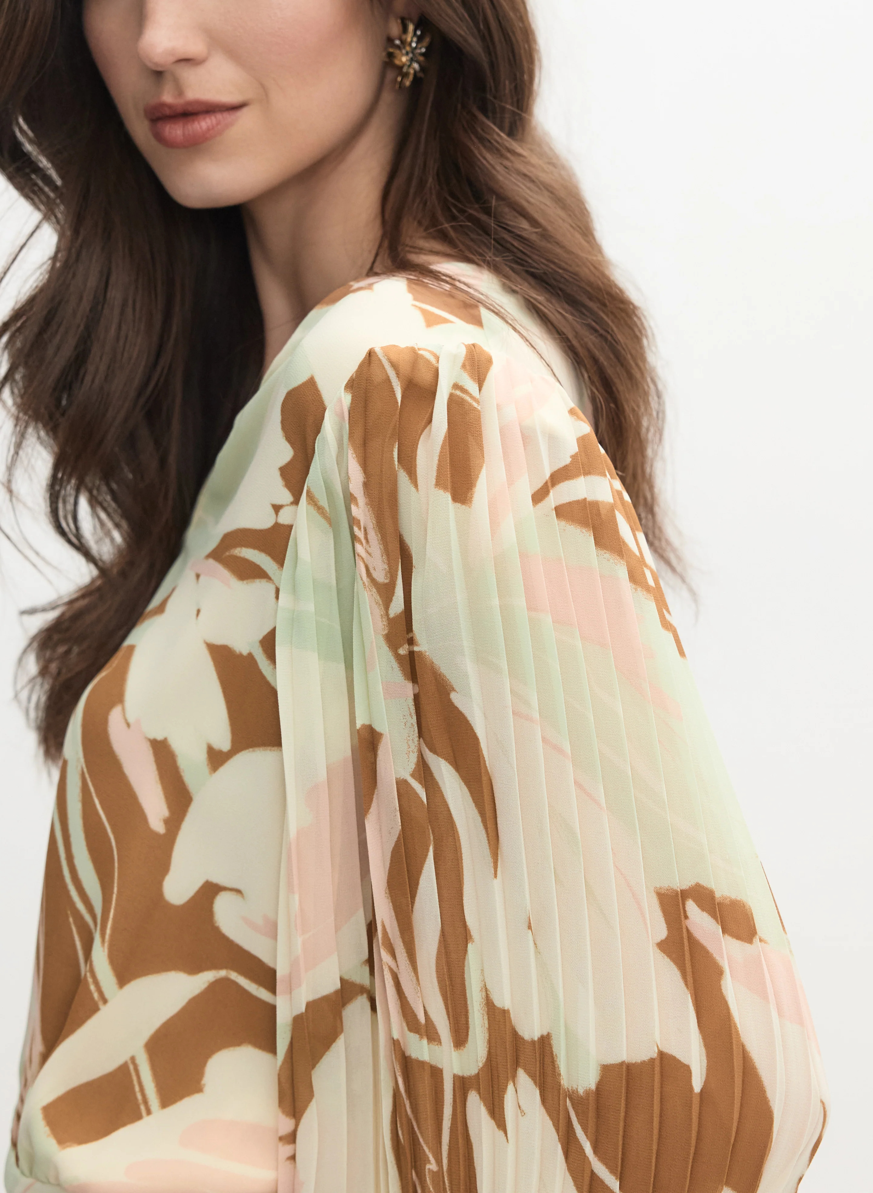Floral Chiffon Blouse - Image 2