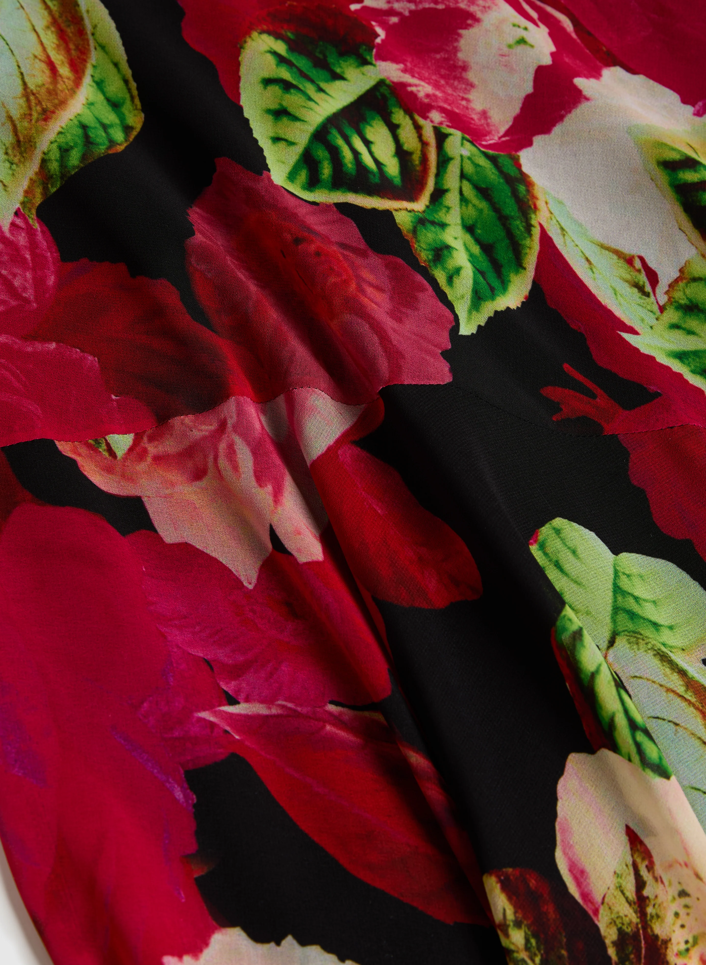 Floral Chiffon Dress - Image 6